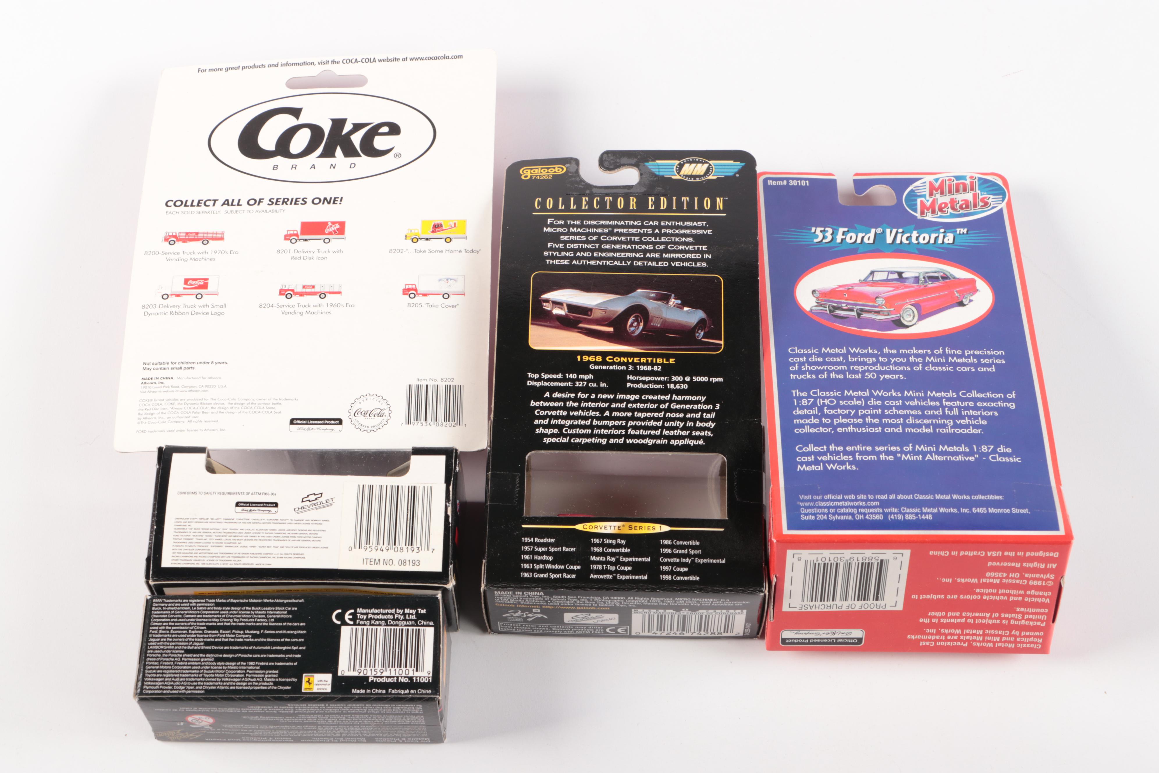 Classic Metal Works "Mini Metals" with Maisto, Micro Machines and More Toy Cars