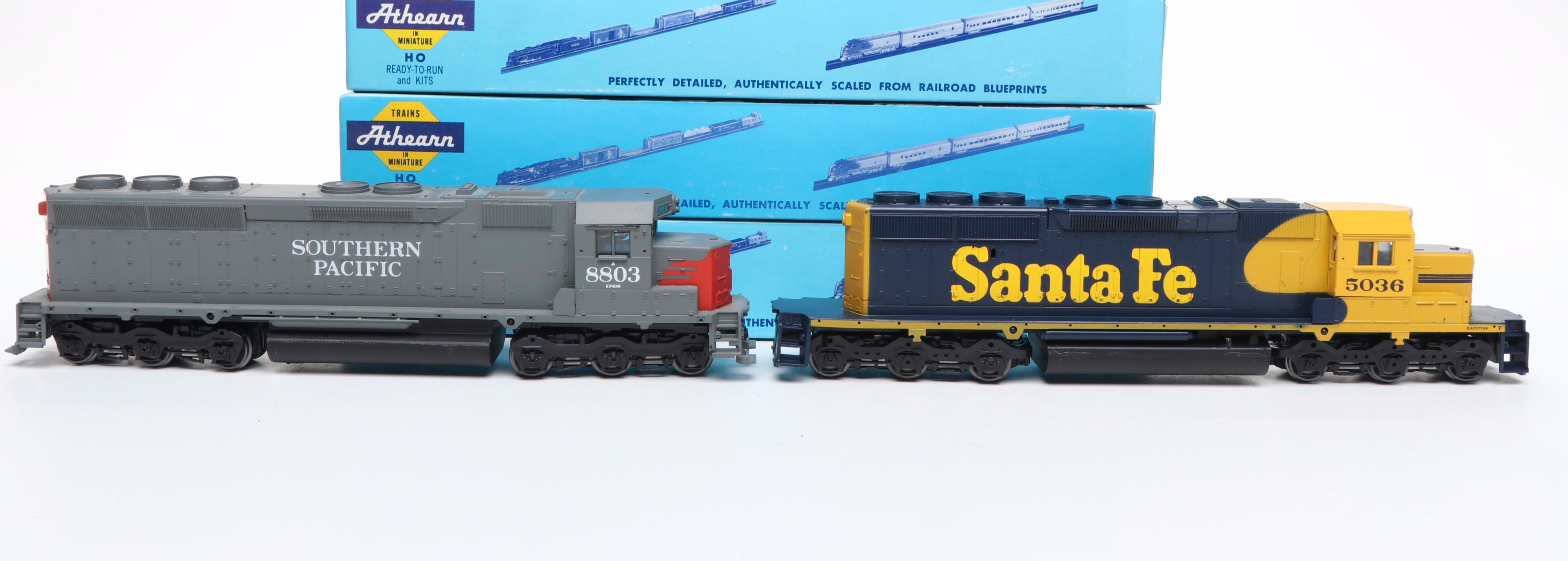 Athearn HO Scale Train Cars, Late 20th Century