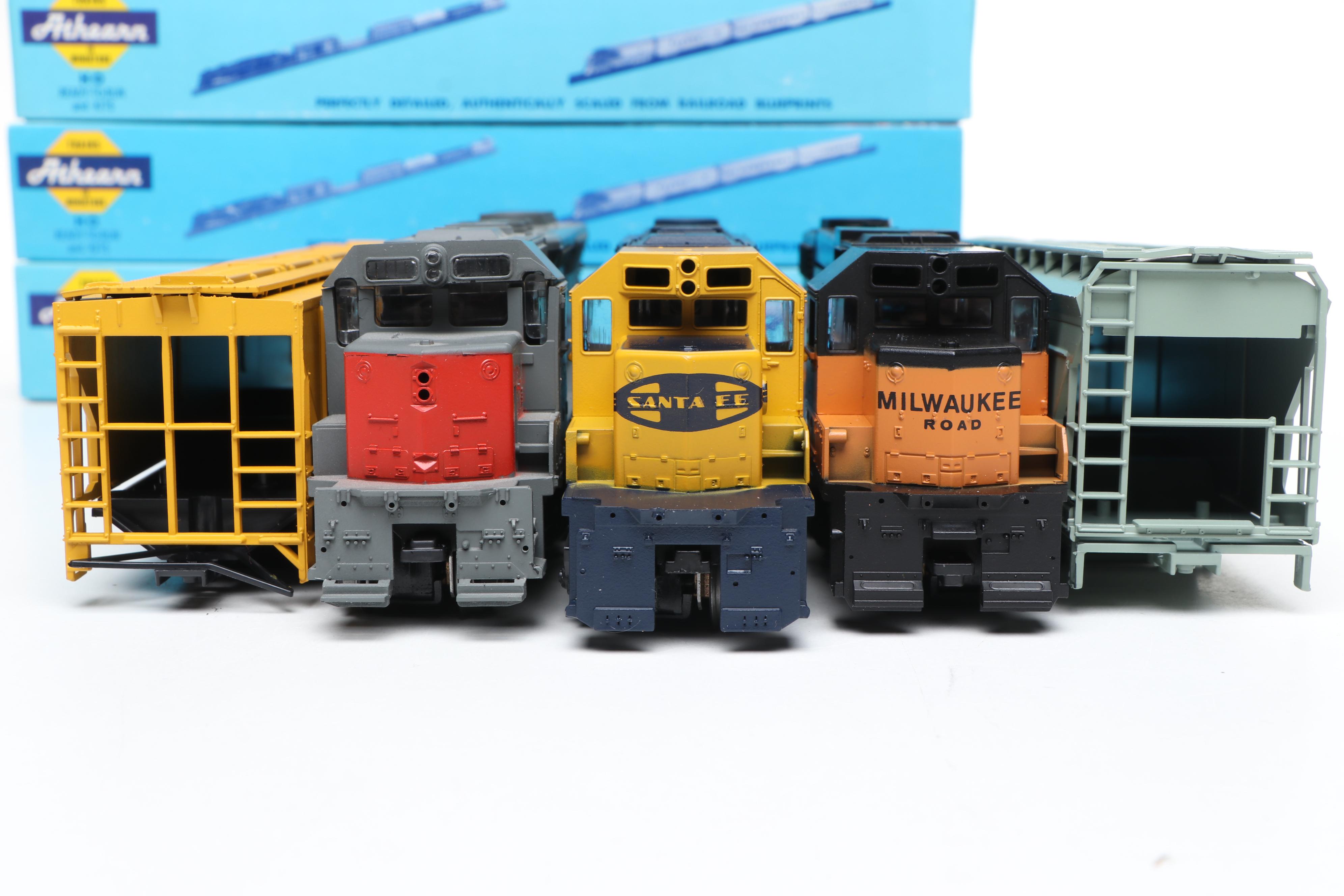 Athearn HO Scale Train Cars, Late 20th Century