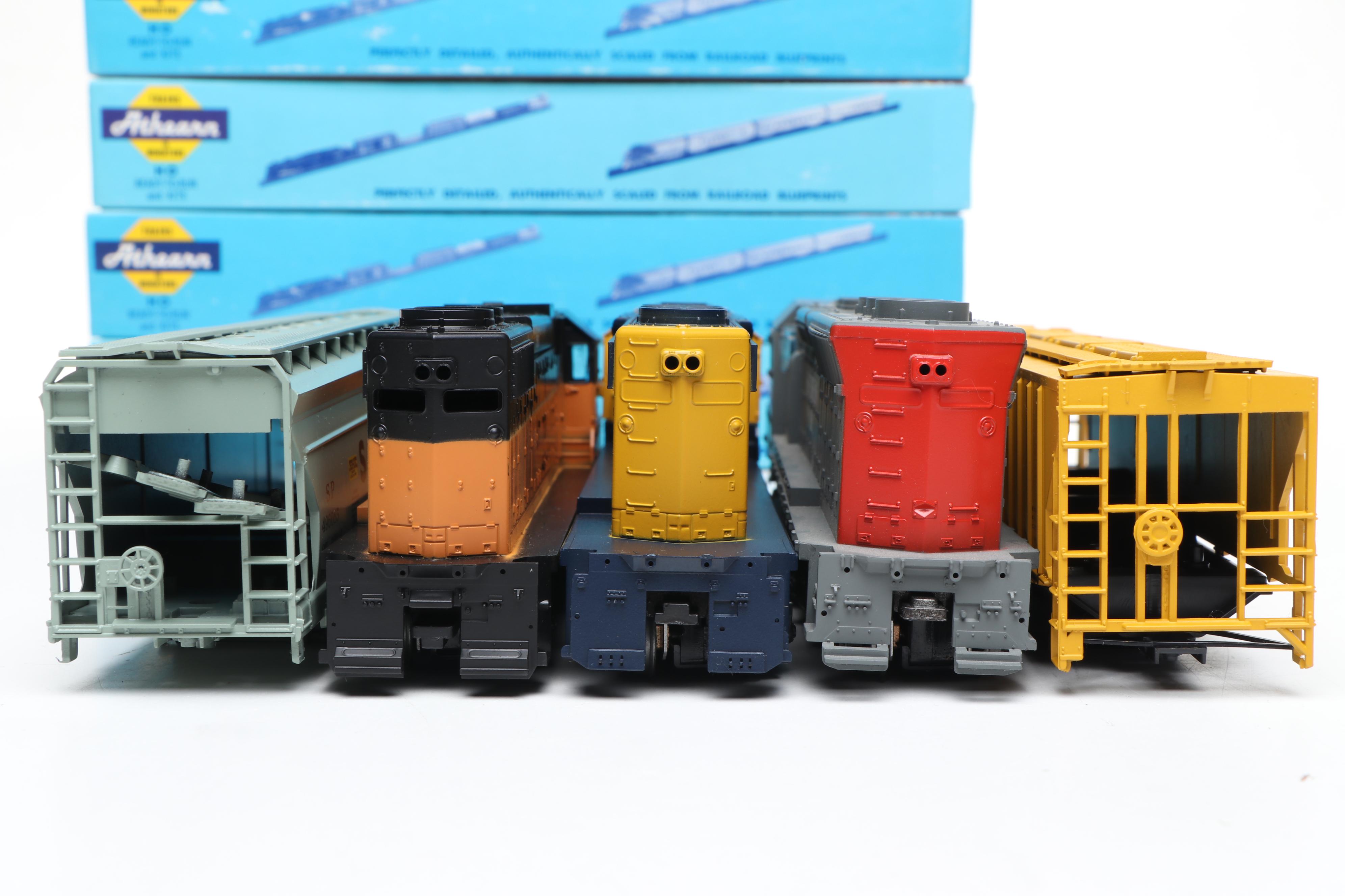 Athearn HO Scale Train Cars, Late 20th Century