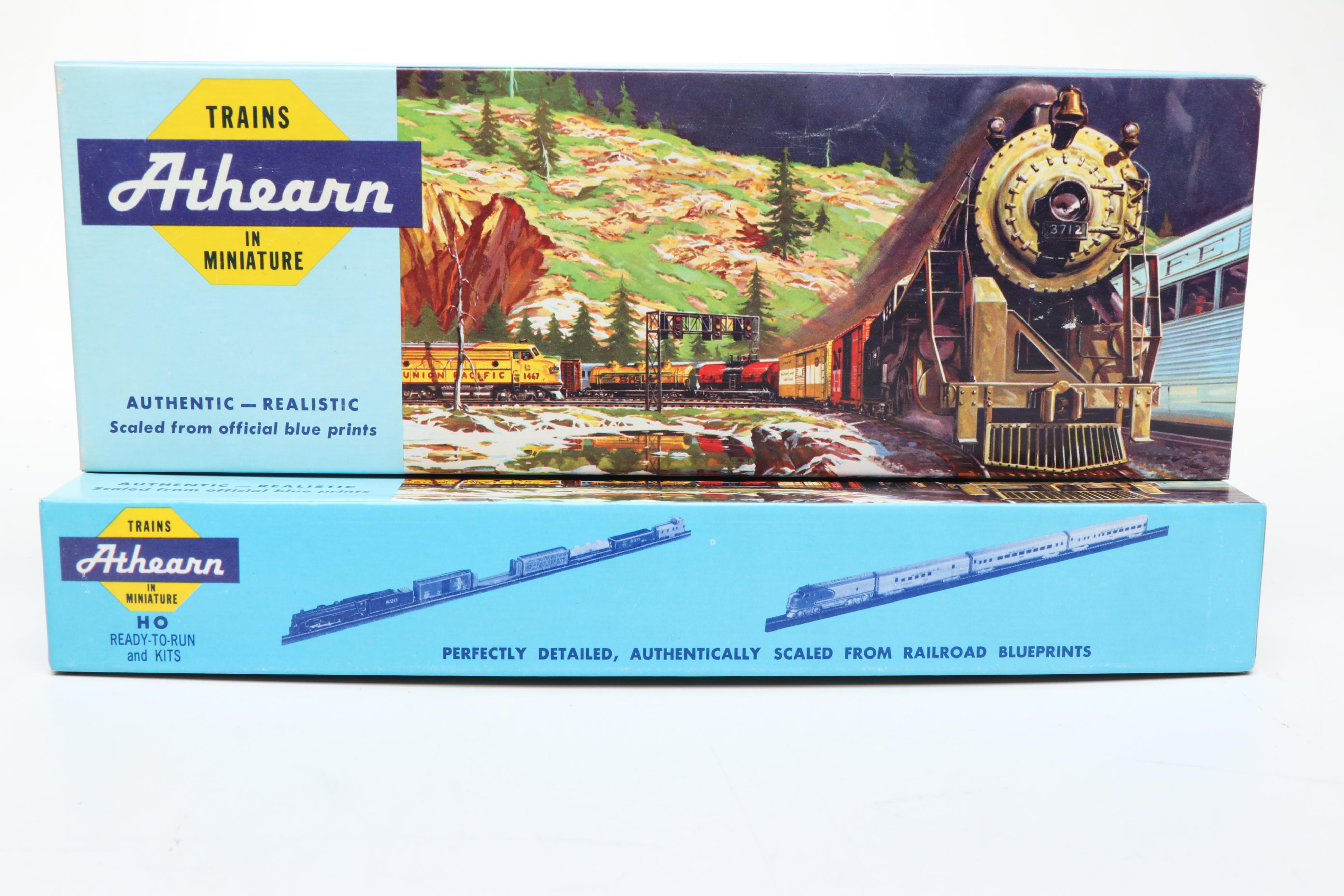 Athearn HO Scale Train Cars, Late 20th Century