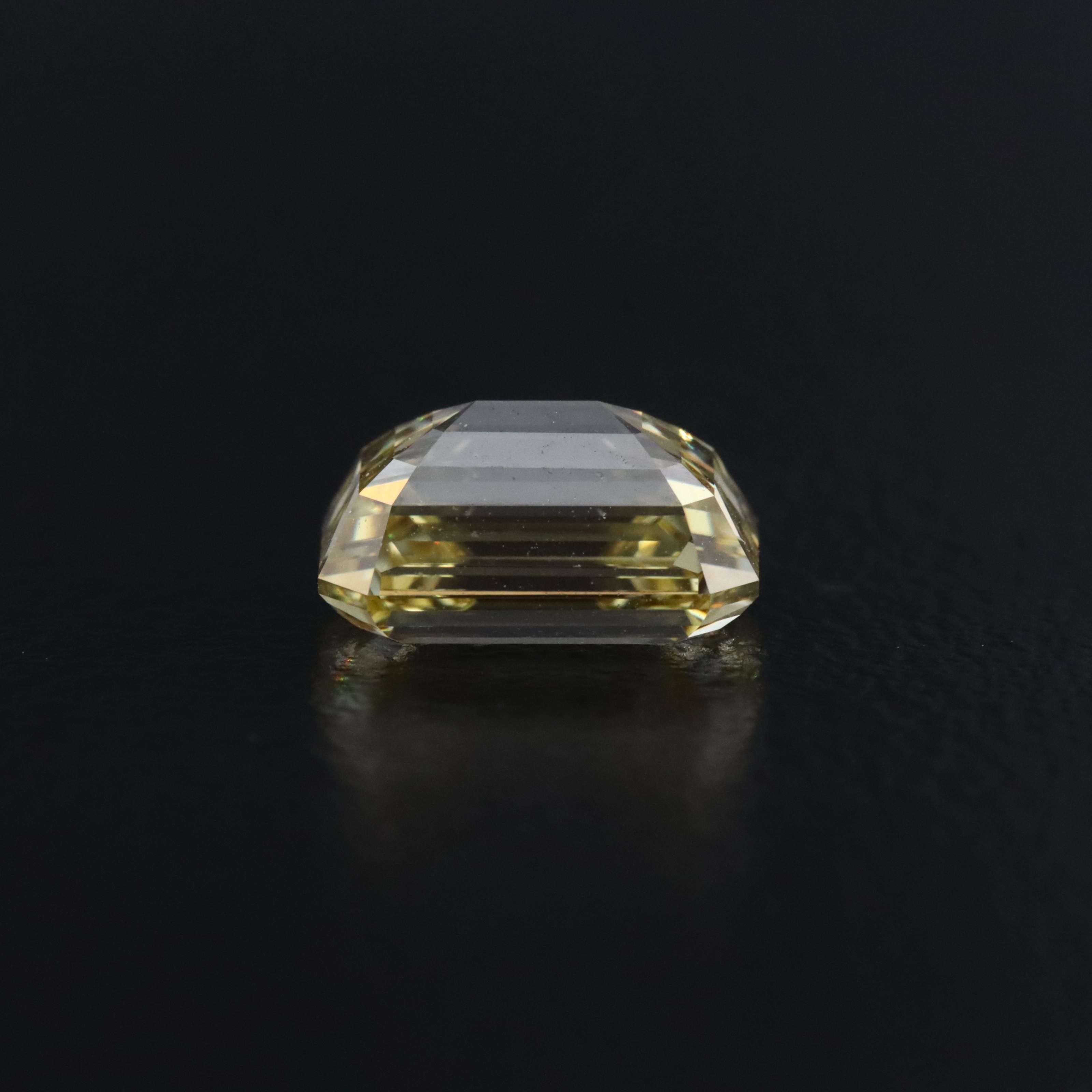 Loose 2.07 CT Lab Grown Fancy Yellow Diamond with IGI Report