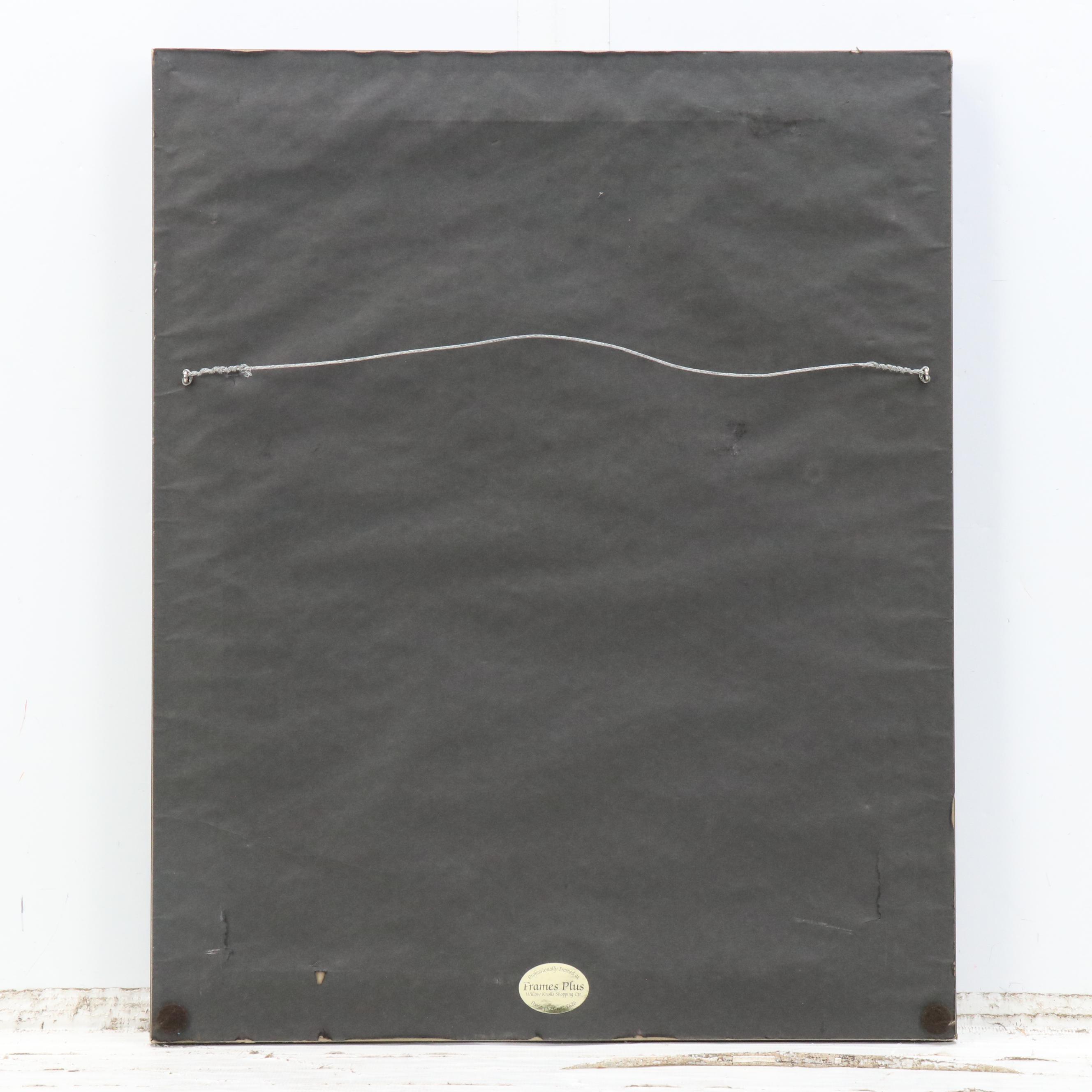 After Howard Sanden Halftone "General Eisenhower in Prayer"