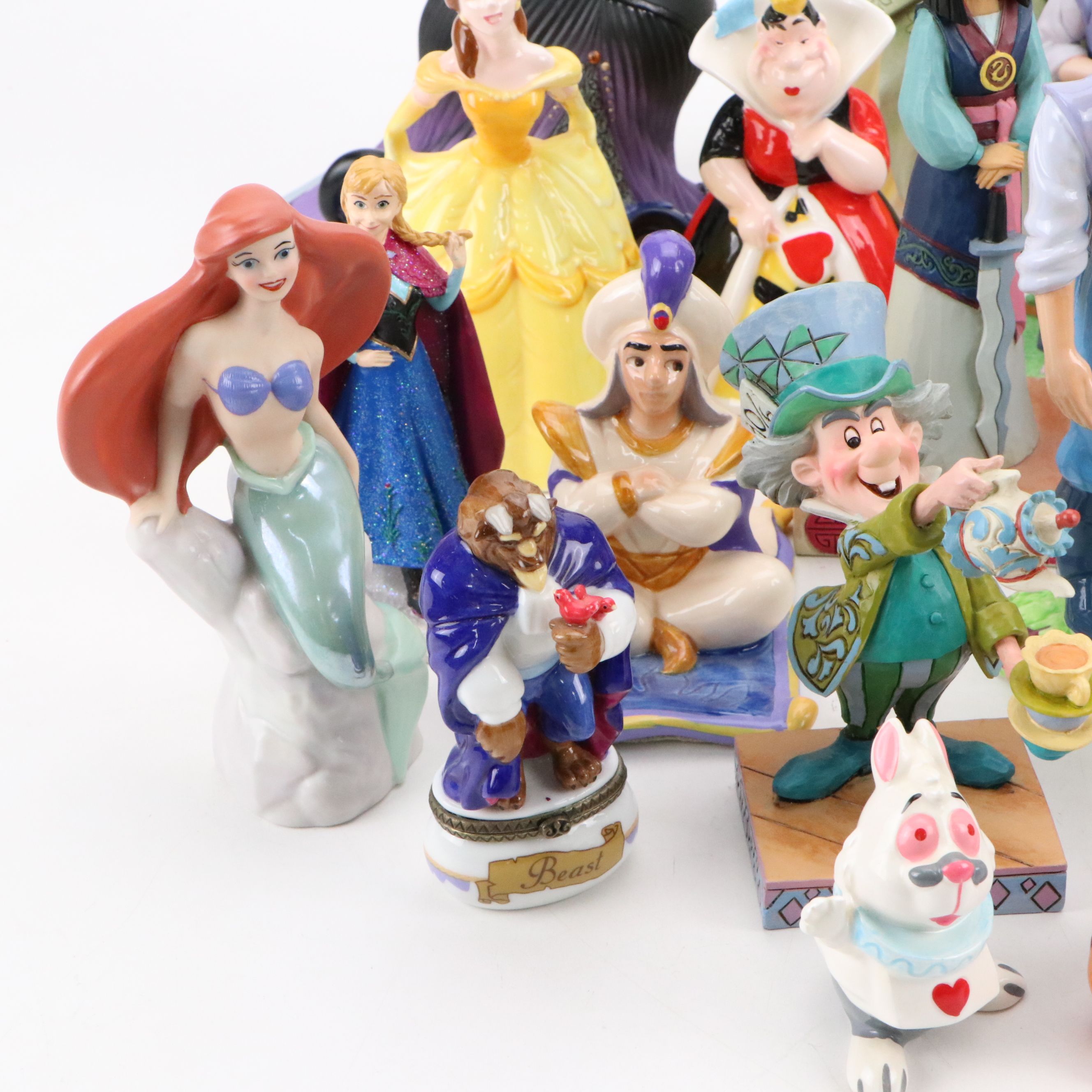 Disney "The Little Mermaid," "Tiana," and More Figurines and Boxes