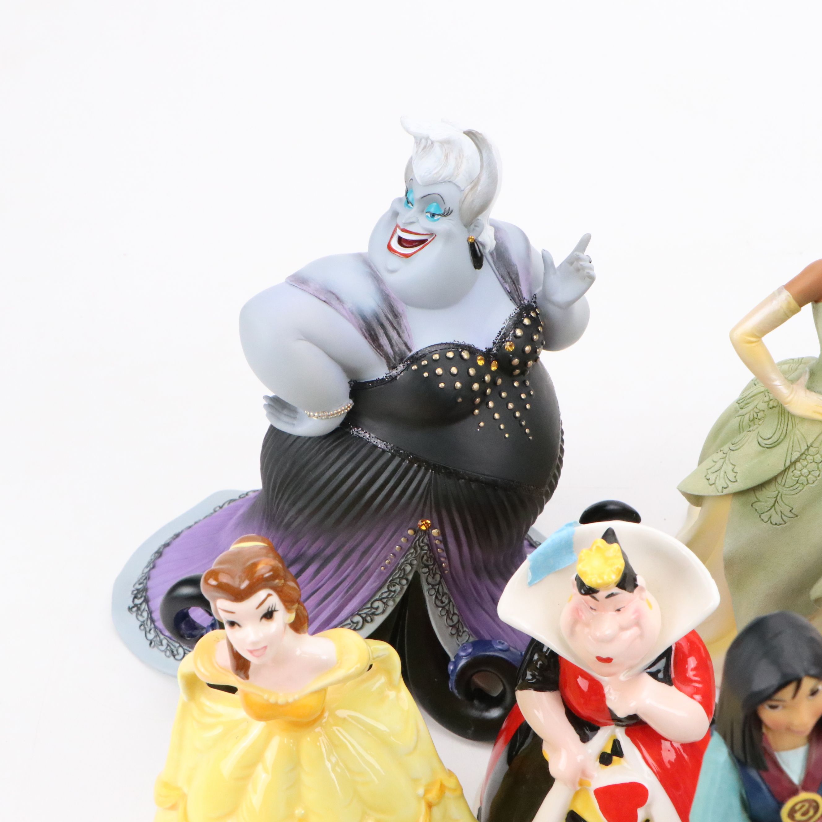 Disney "The Little Mermaid," "Tiana," and More Figurines and Boxes