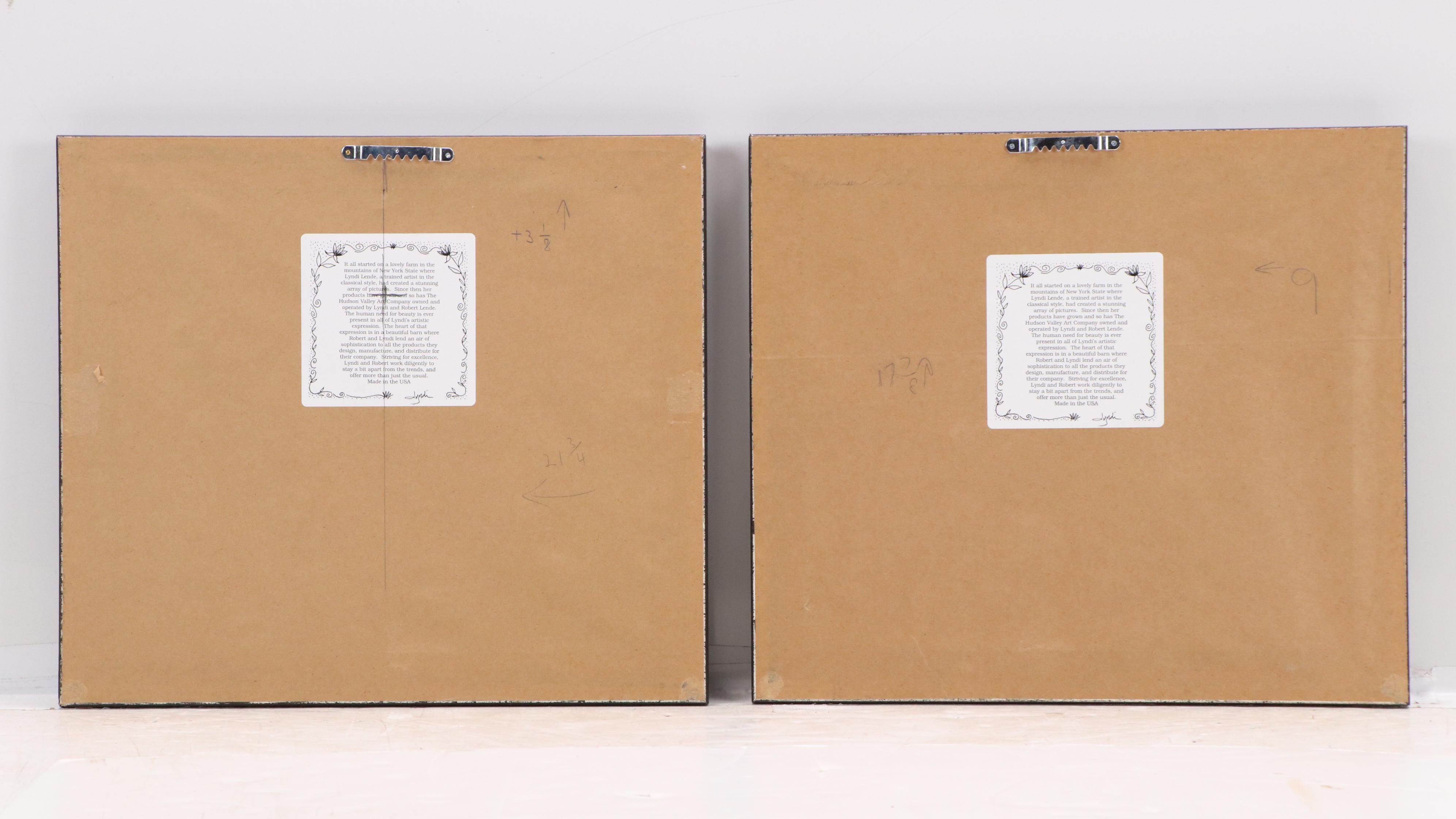 Lyndi Lende Offset Lithographs of Dog Illustrations "Golden Retriever" and More