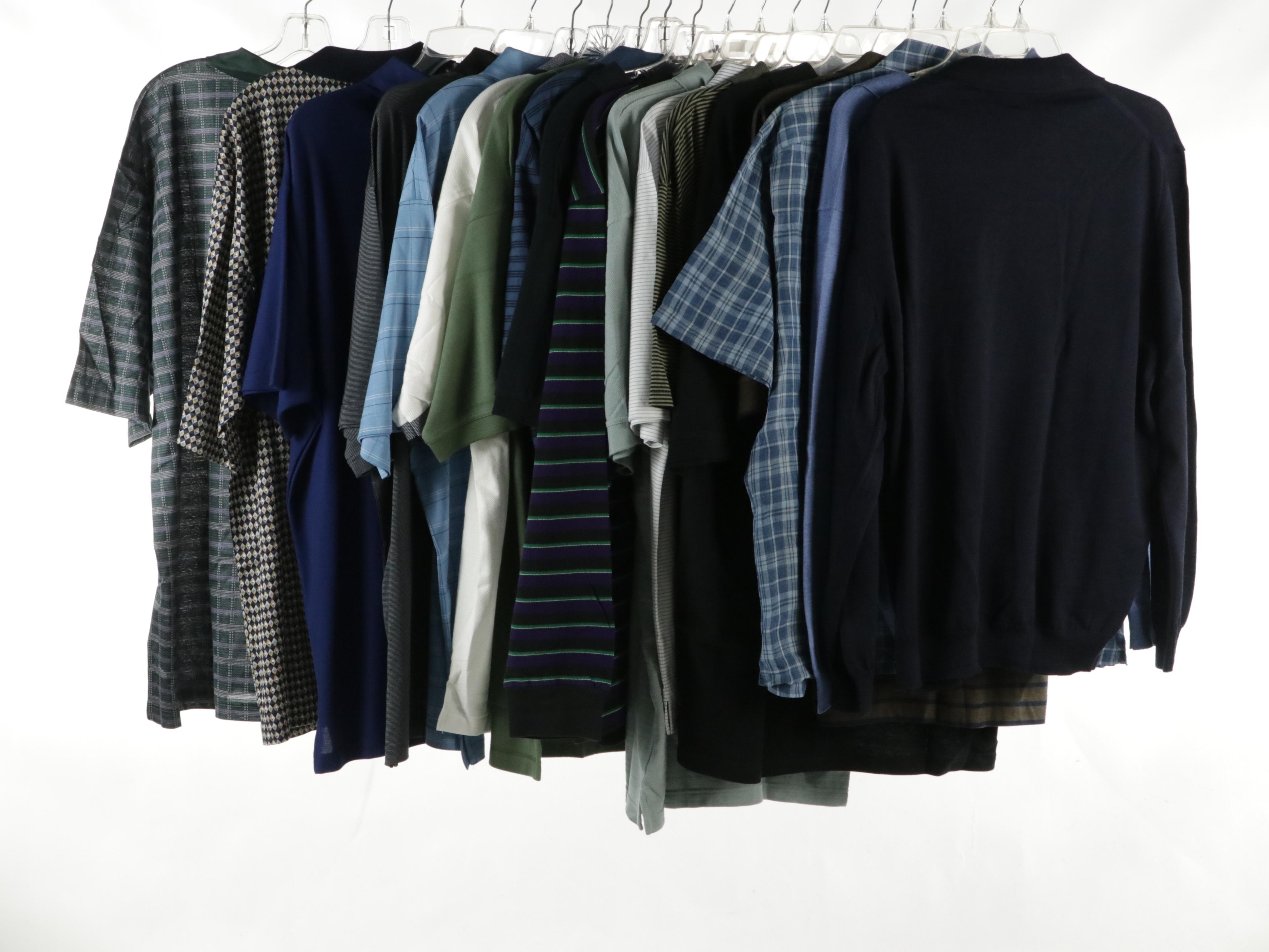 Men's Polo Shirts, Knit Pullovers & Button-Up Featuring Bobby Jones, Façonnable