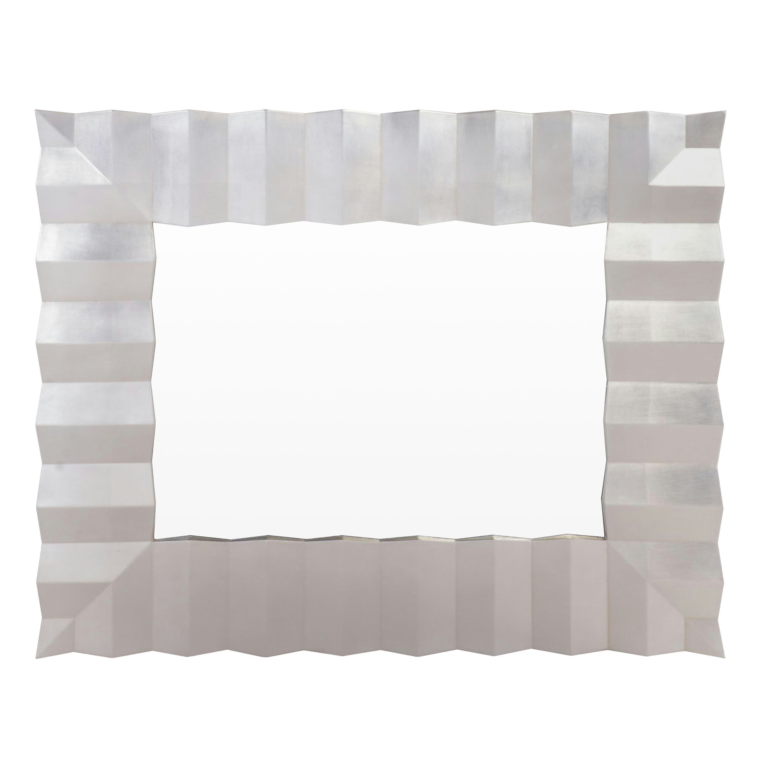 Contemporary Metal Frame Wall Mirror