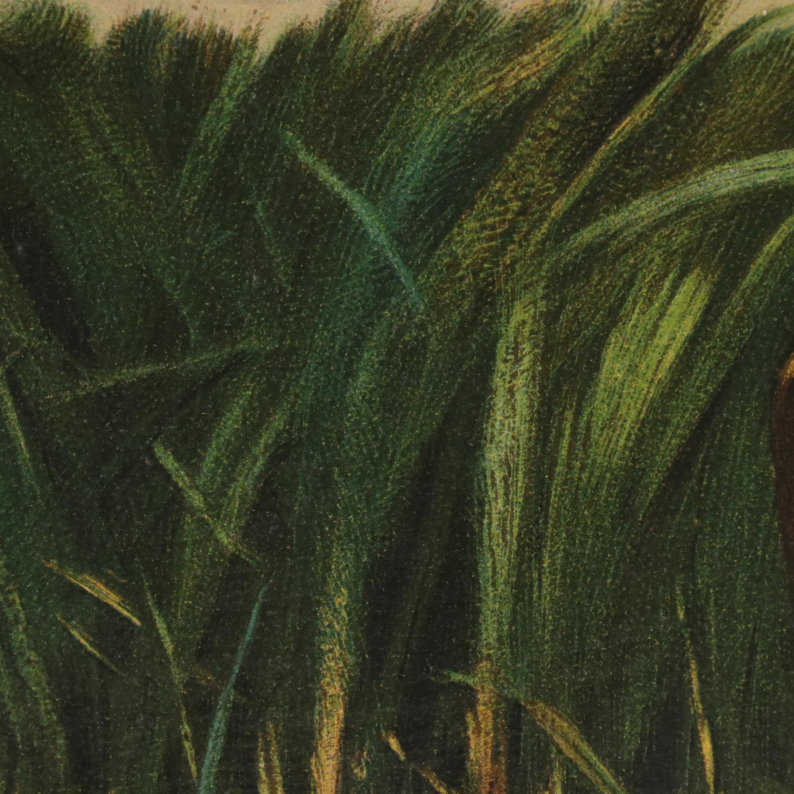 After Edward G. Sieber Pastoral Landscape Chromolithograph, Early 20th Century