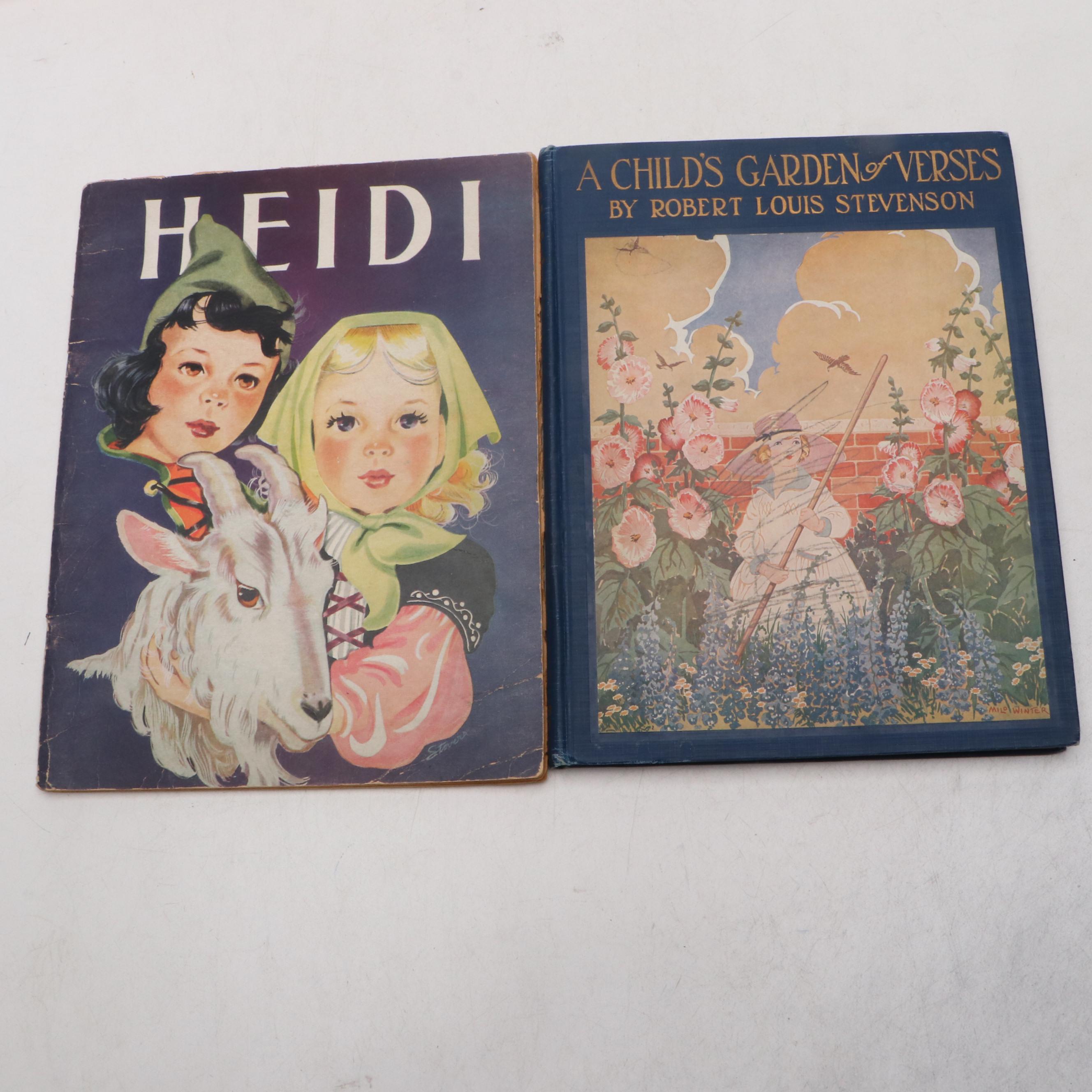 "Heidi" by Johanna Spyri with Other Children's Books and Baby Items