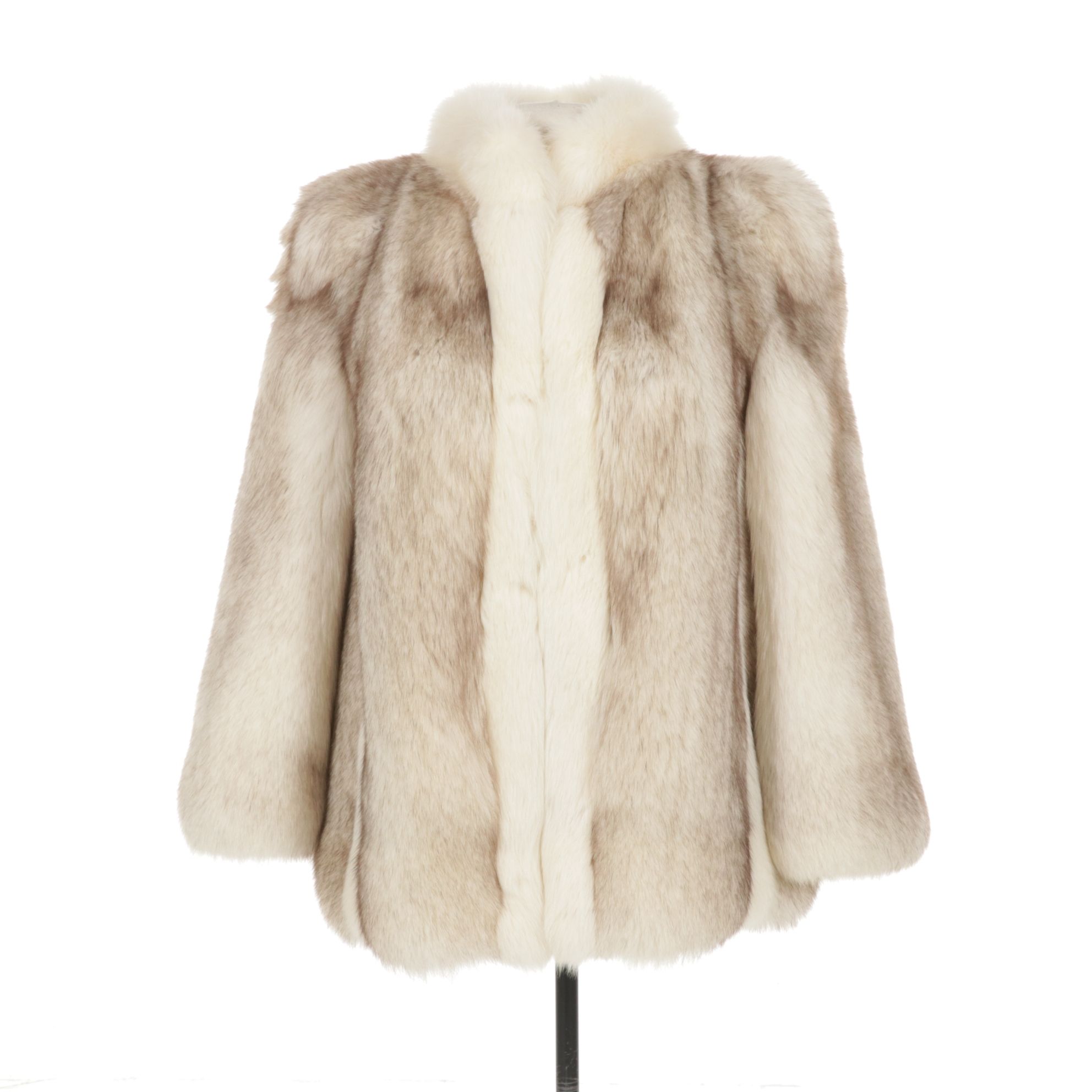 Canadian Blue Fox Fur Jacket
