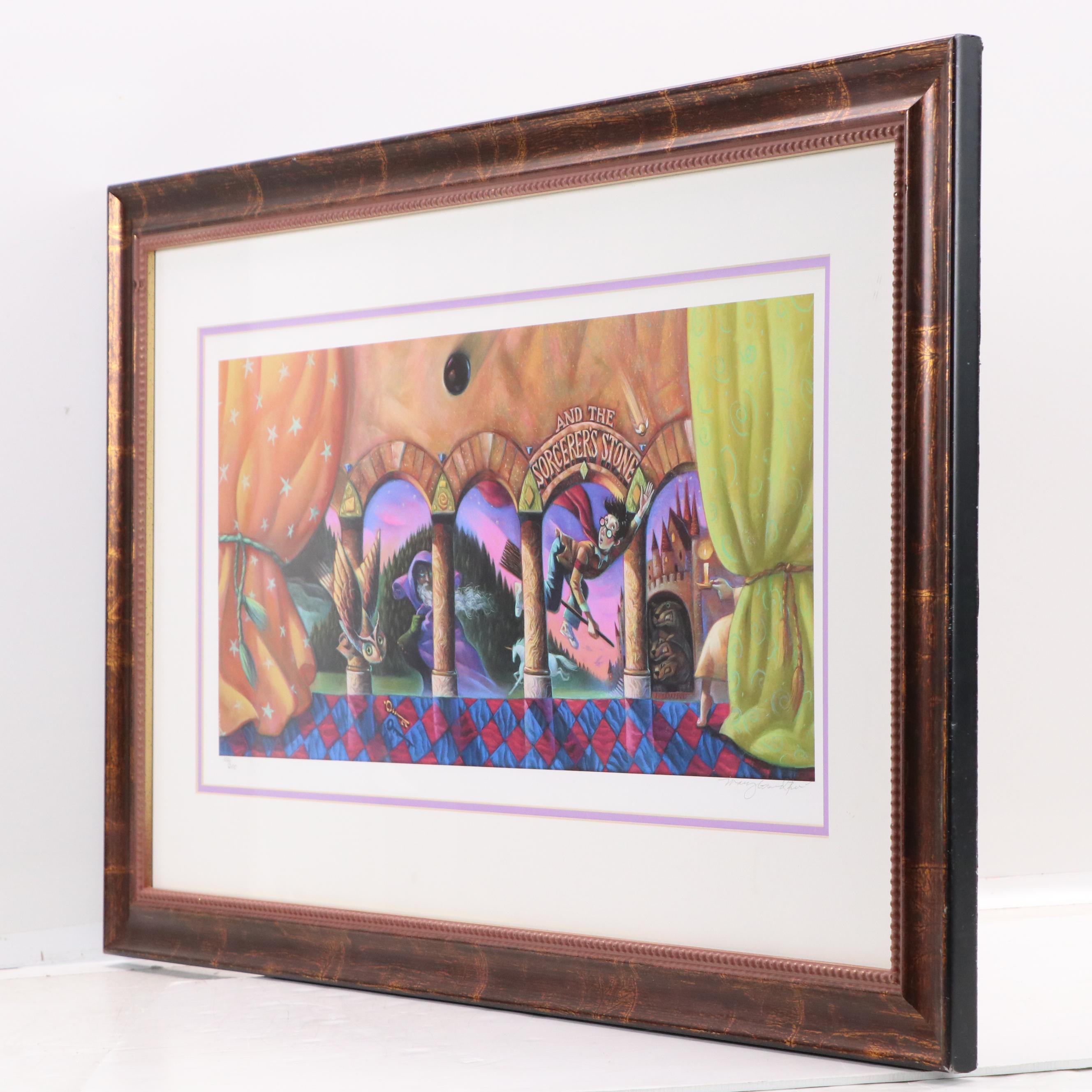 Mary GrandPré Giclée "Harry Potter and the Sorcerer's Stone," 21st Century