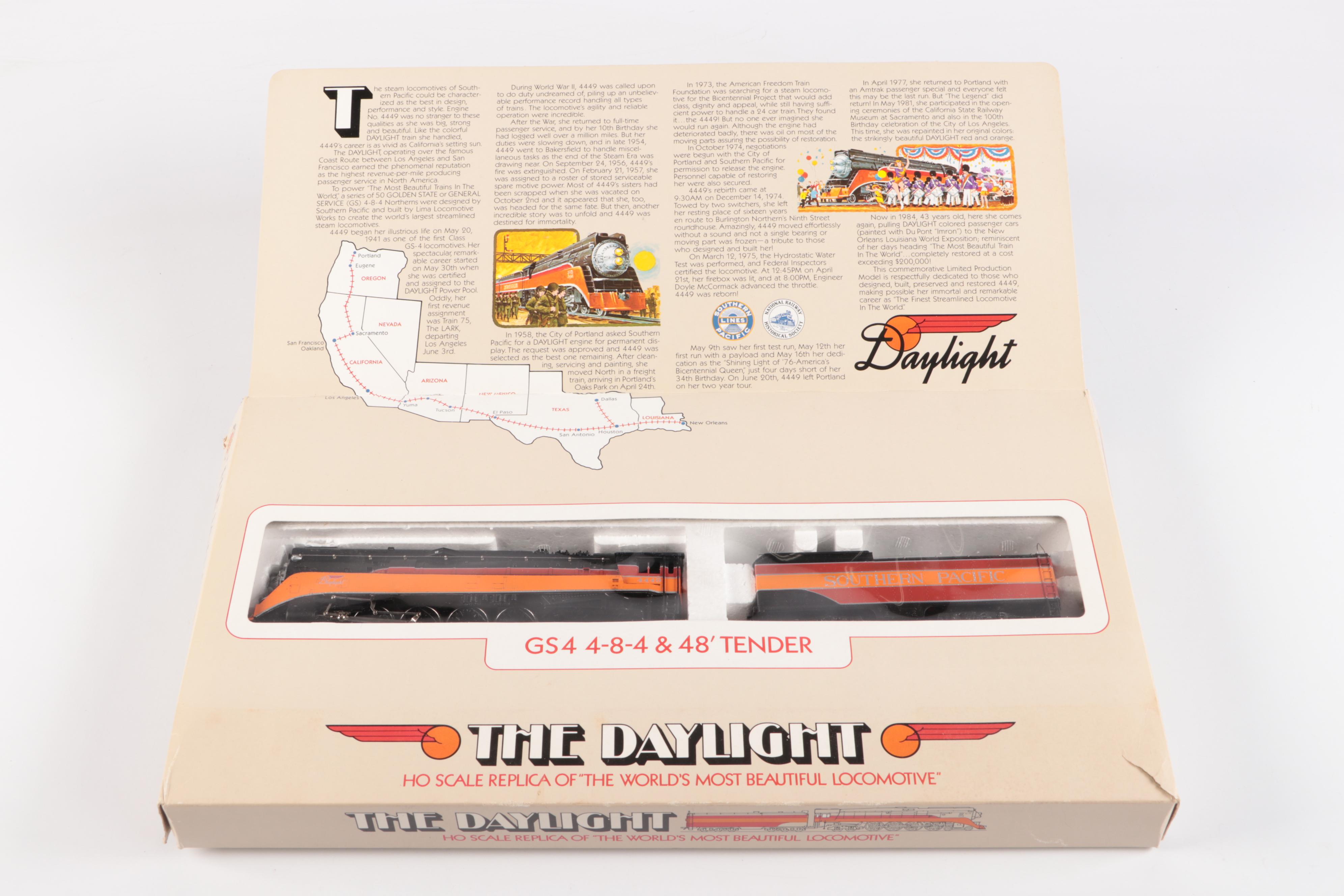 Bachmann "The Daylight" with Other HO Scale Trains