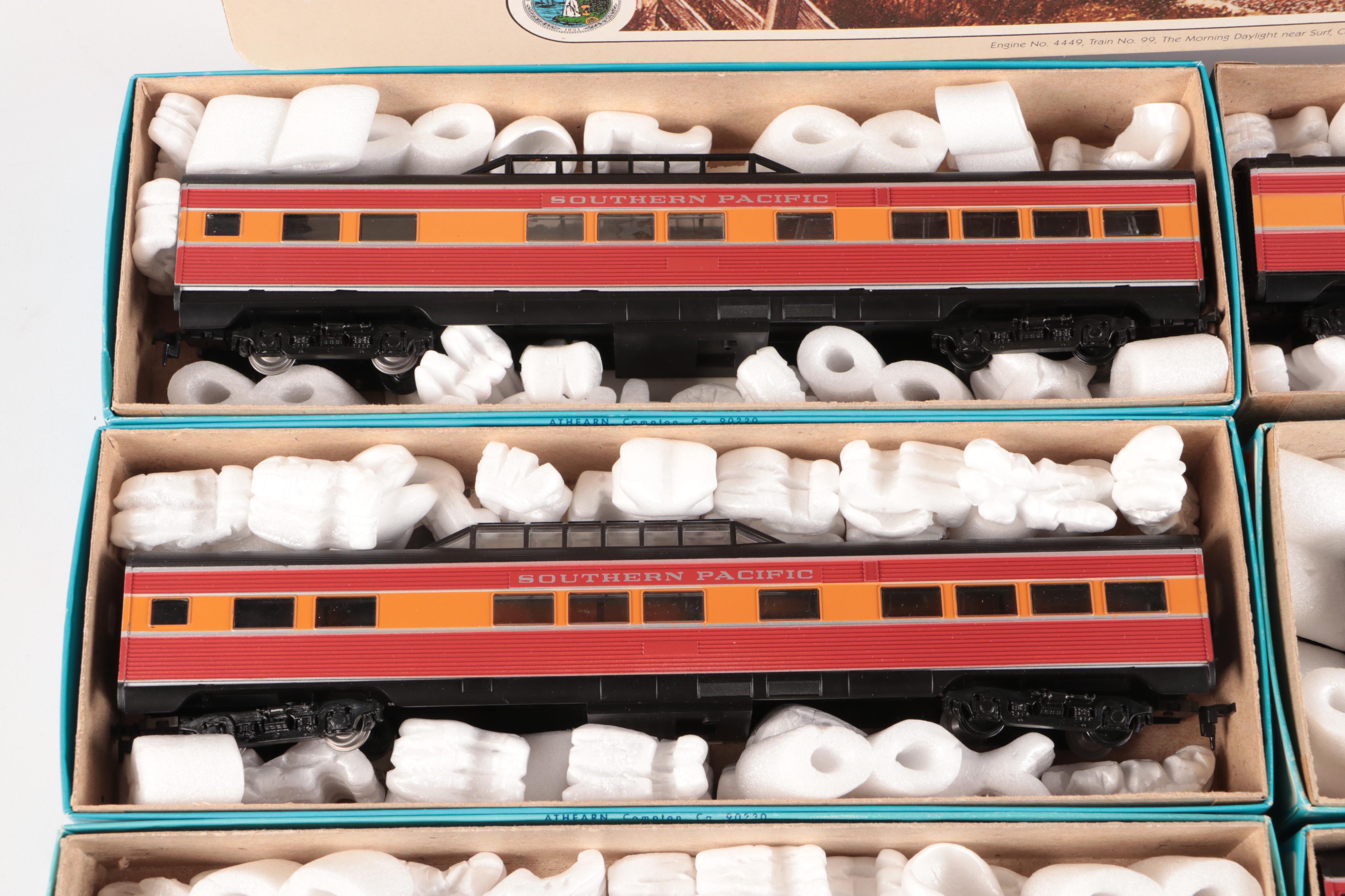 Bachmann "The Daylight" with Other HO Scale Trains