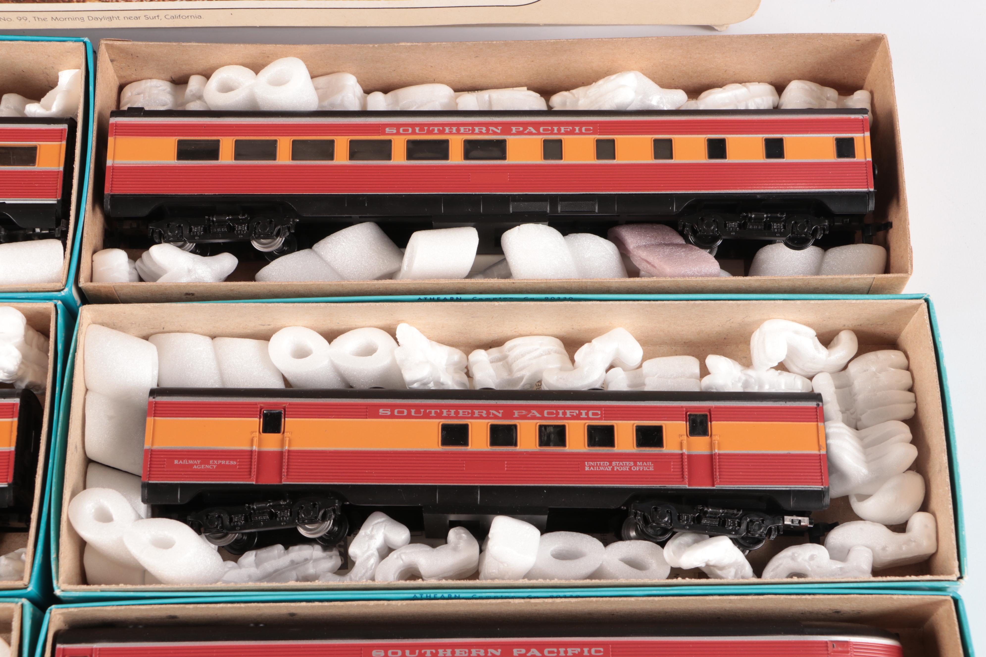 Bachmann "The Daylight" with Other HO Scale Trains