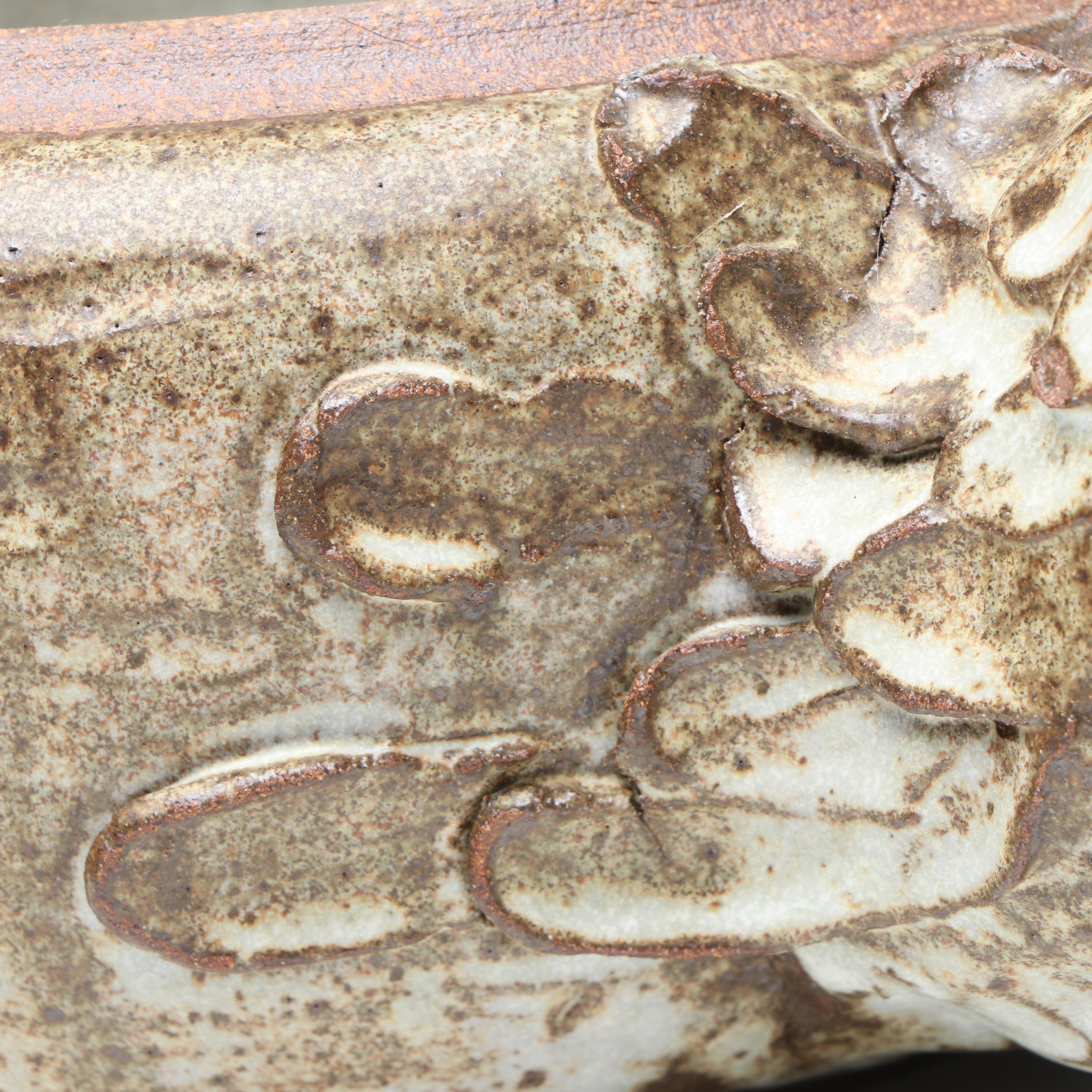 Camp Climax Pottery Swan Lidded Vessel