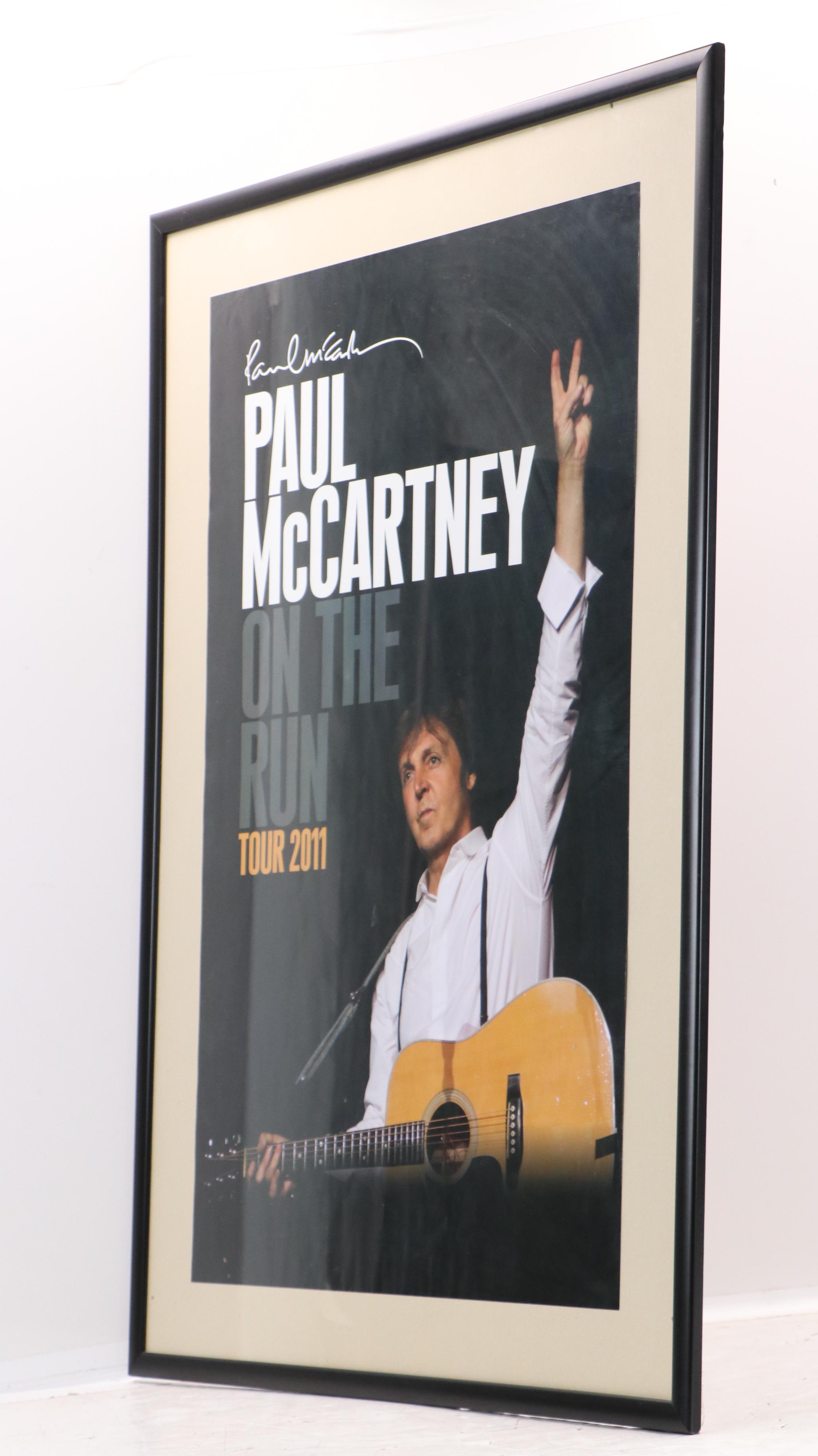 Paul McCartney "On The Run" Offset Lithograph Poster, 2011