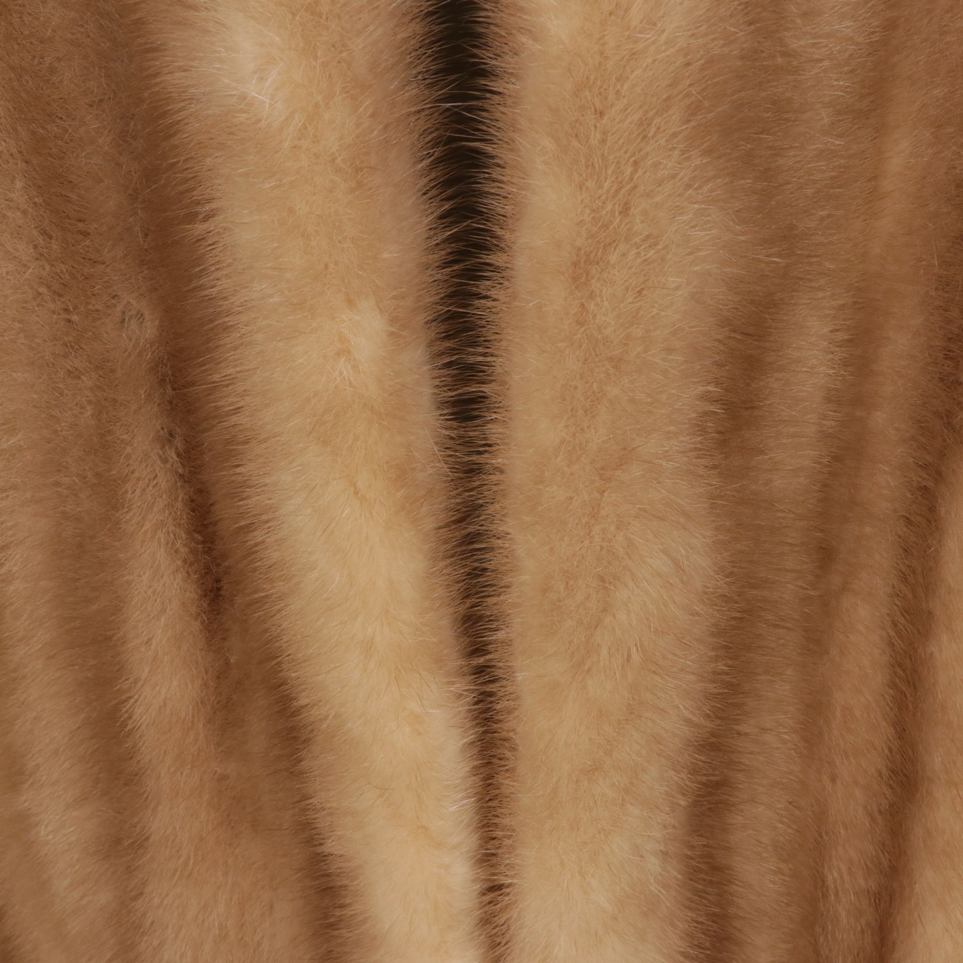 Tan Pastel Mink Fur Stole
