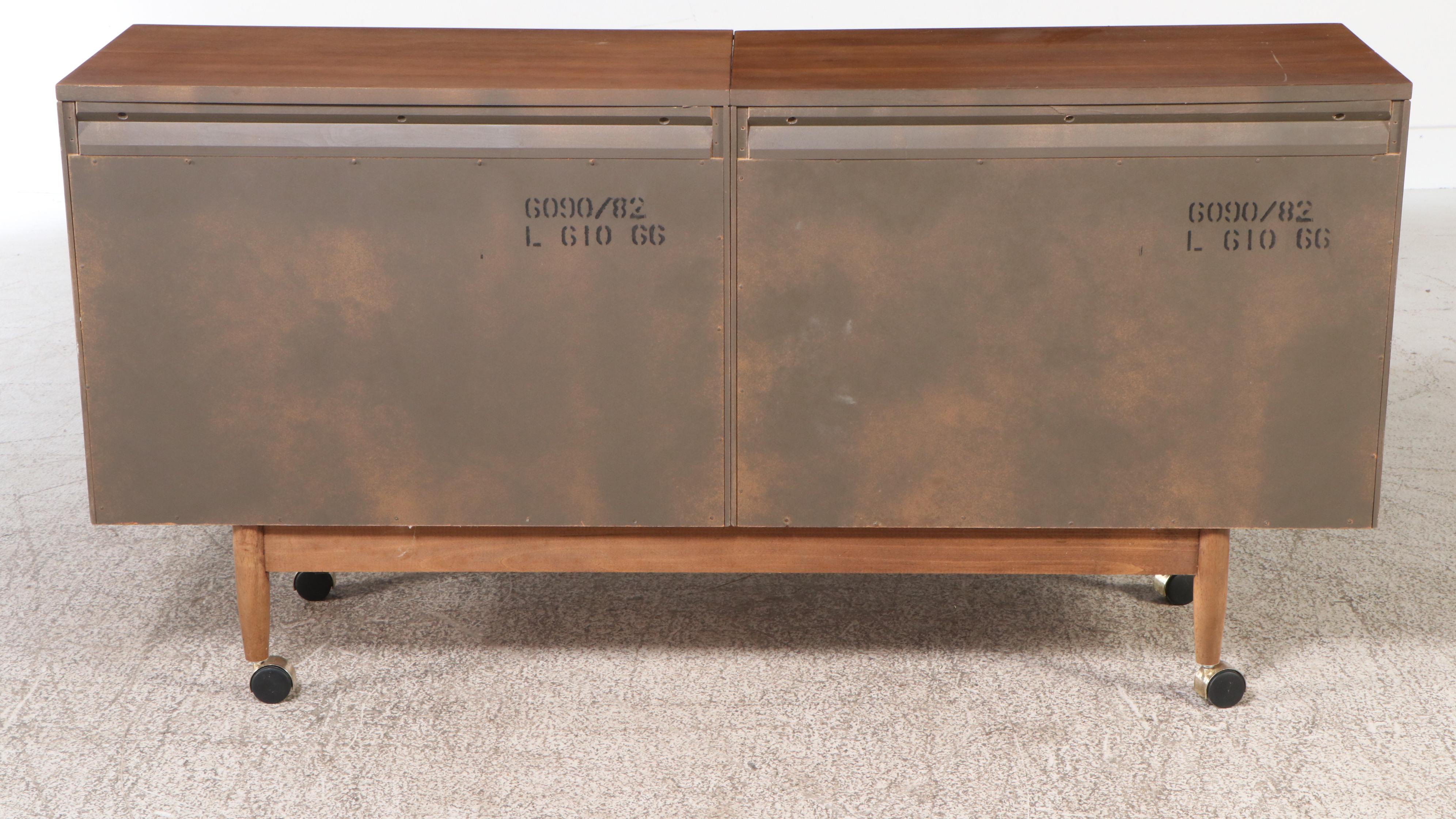 Broyhill "Spectra" Walnut Credenza, Mid-20th Century