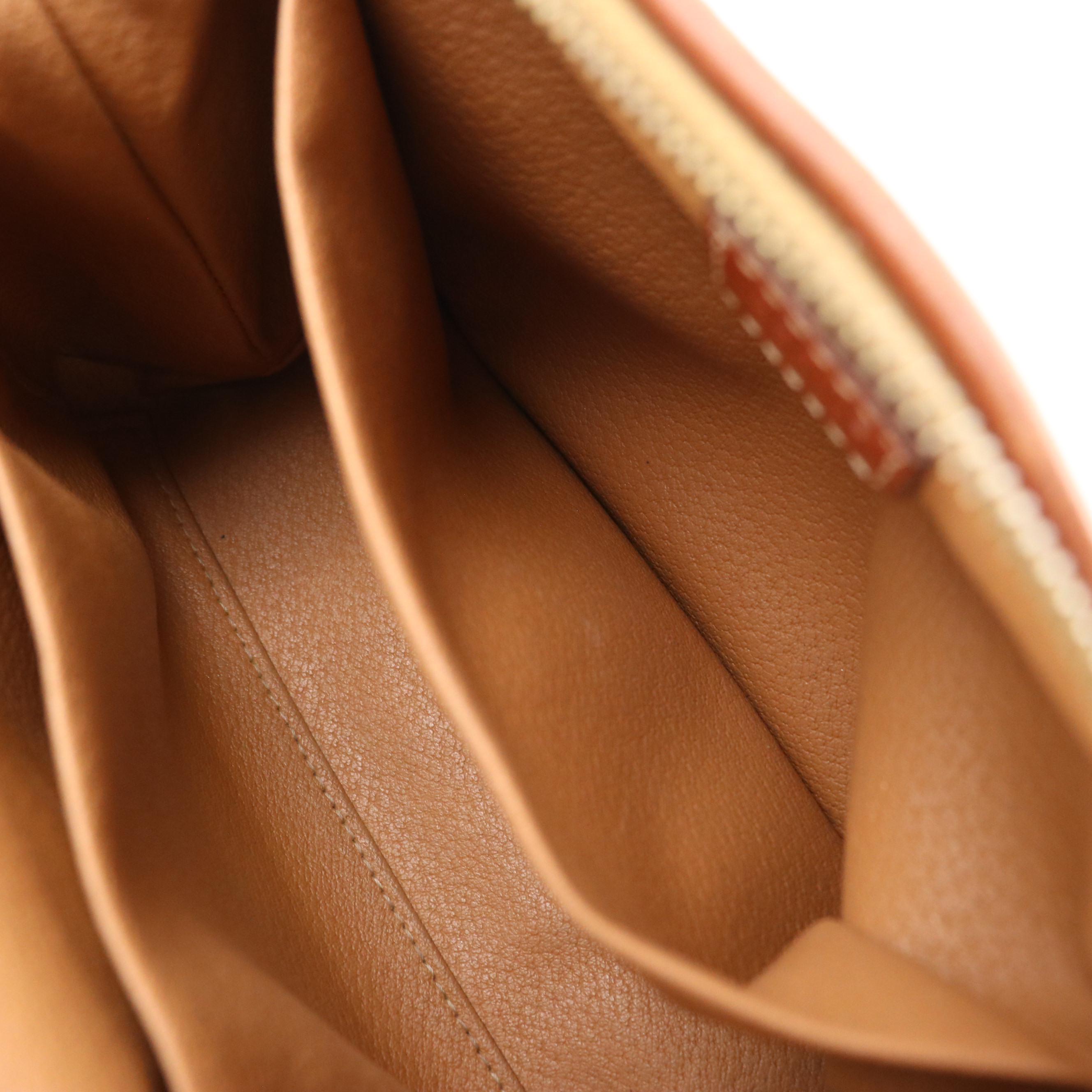 Celine Macadam Coated Canvas Cosmetic/Toiletry Zip Pouch