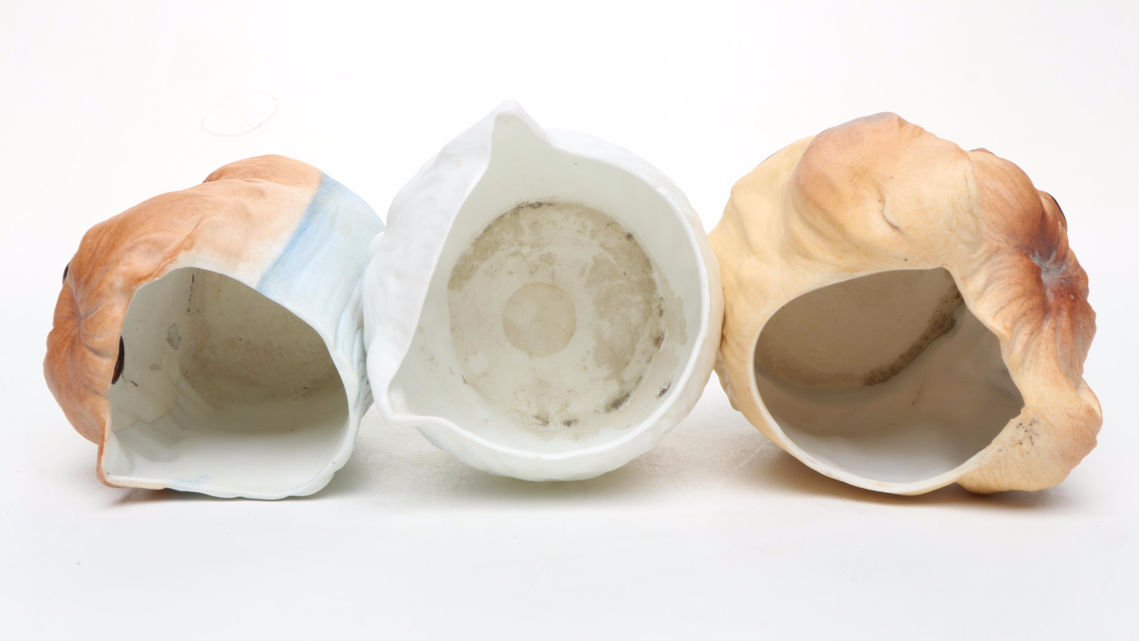 Krister Three-Sided Owl Face & Other Ceramic Pet Fairy Lamps