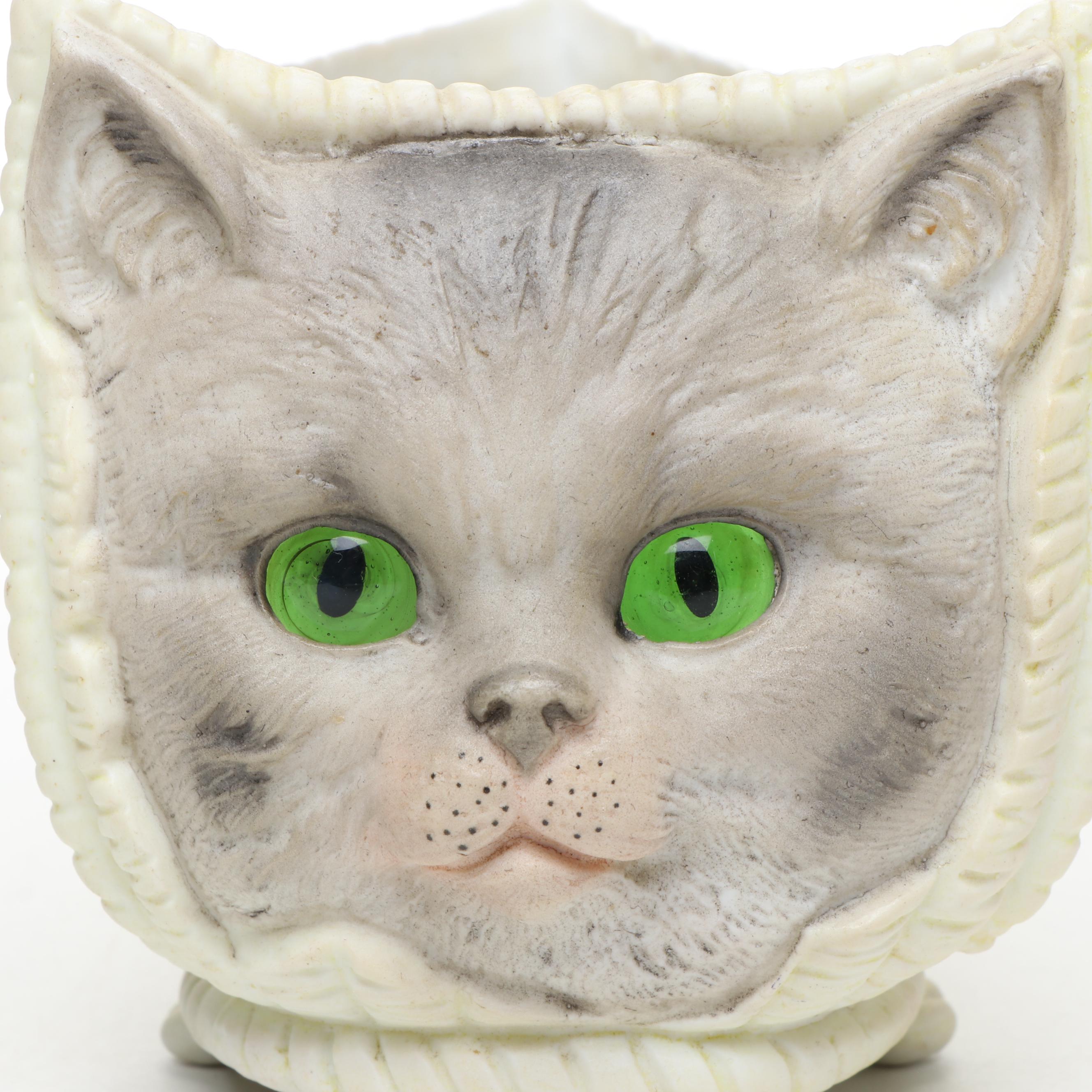 Krister Three-Sided Owl Face & Other Ceramic Pet Fairy Lamps