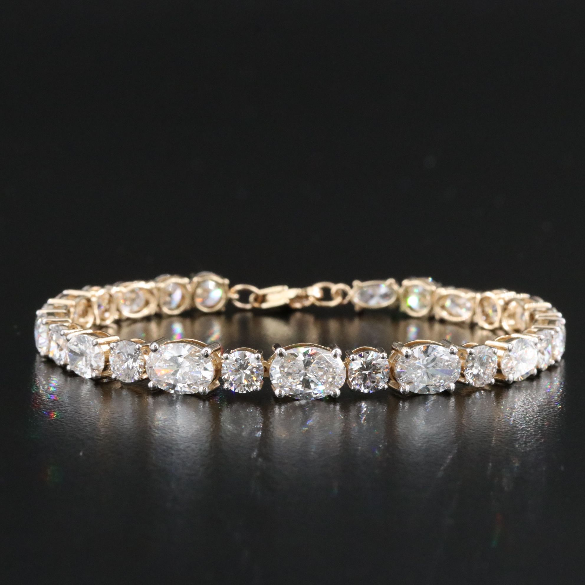 14K 14.25 CTW Lab Grown Diamond Bracelet