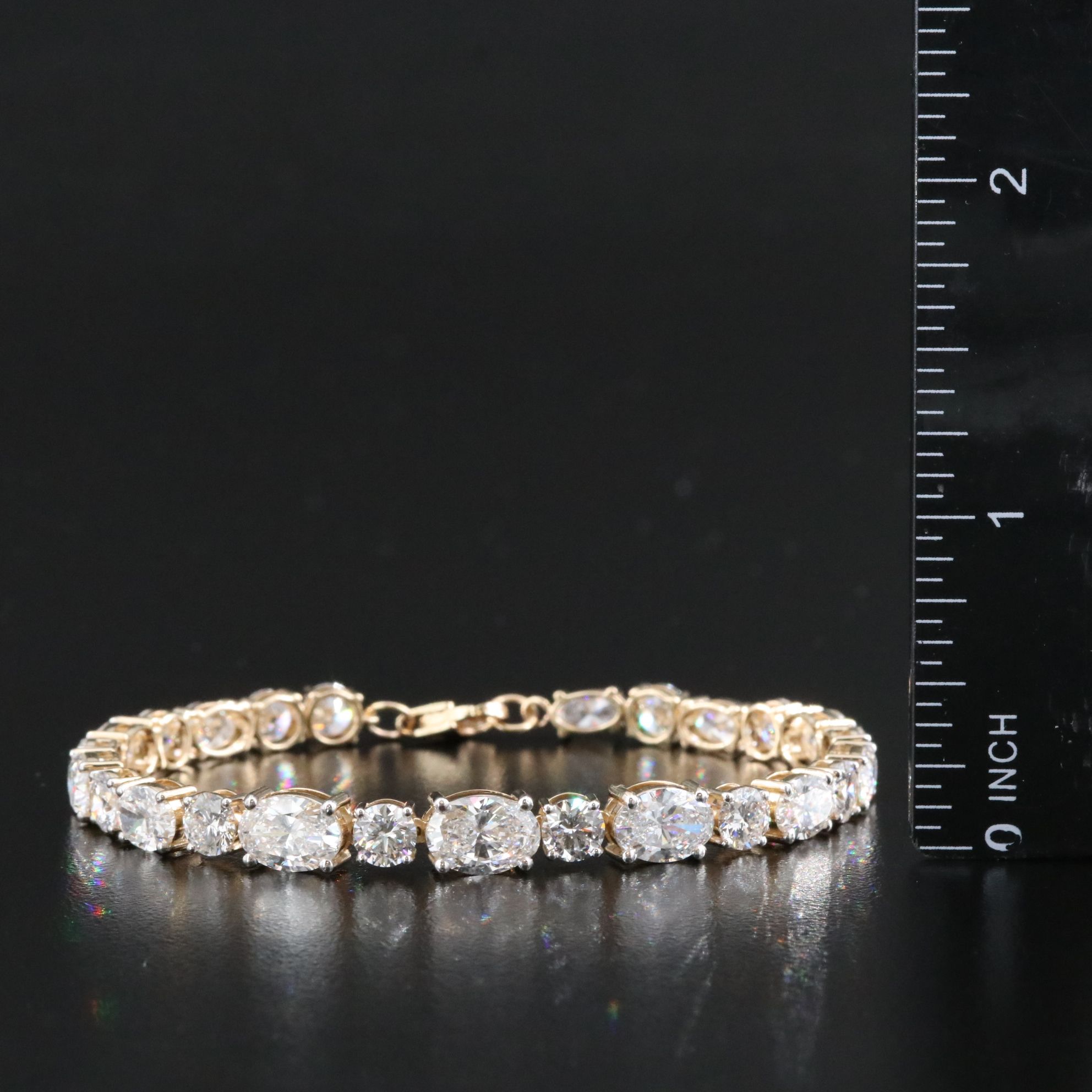 14K 14.25 CTW Lab Grown Diamond Bracelet