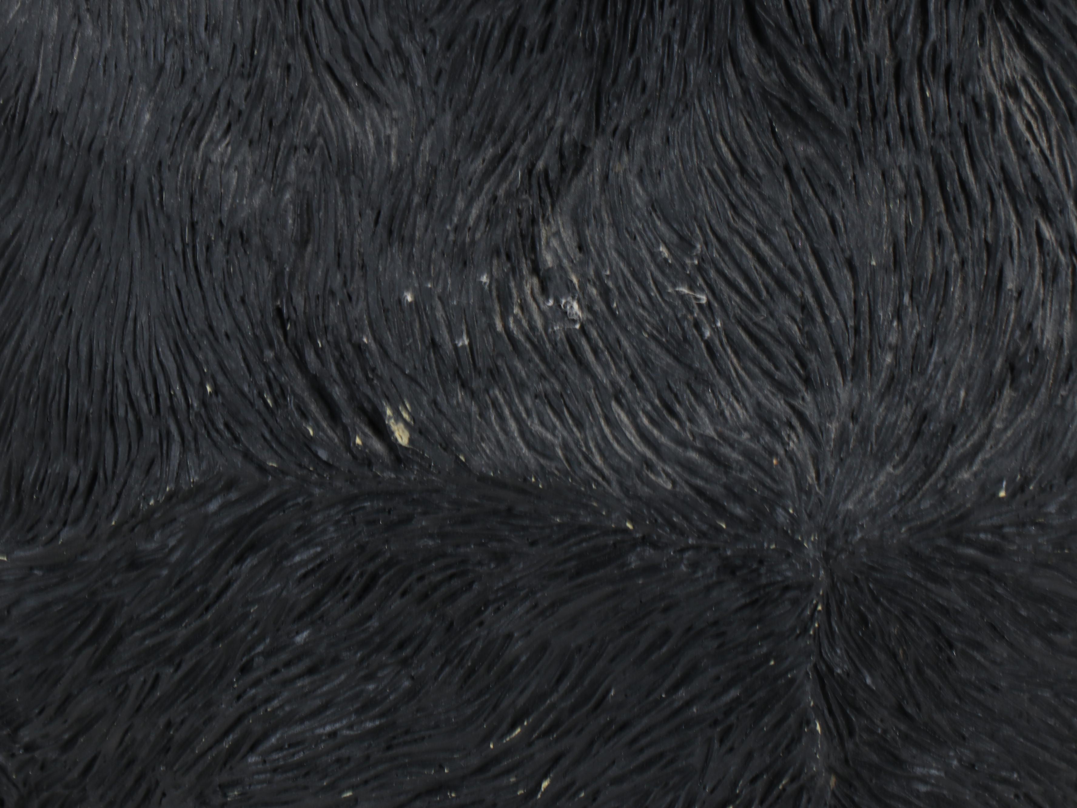 Black Labrador Retriever Resin Figure