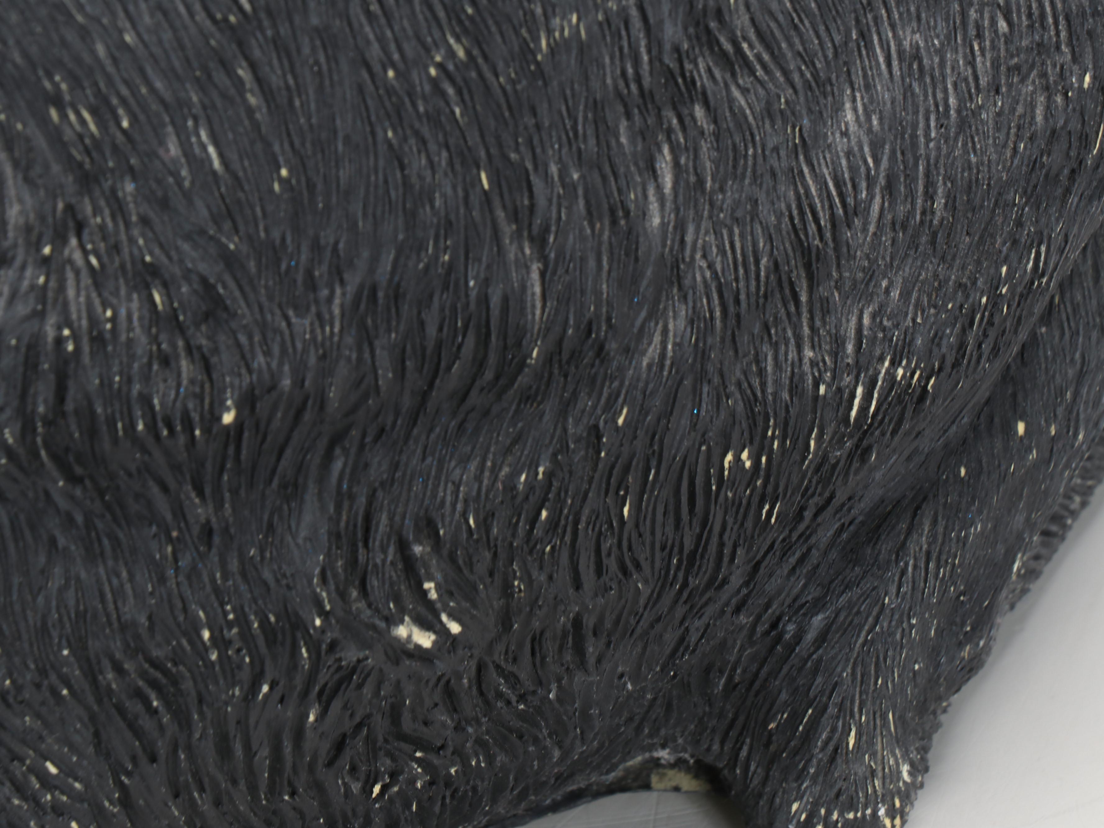 Black Labrador Retriever Resin Figure