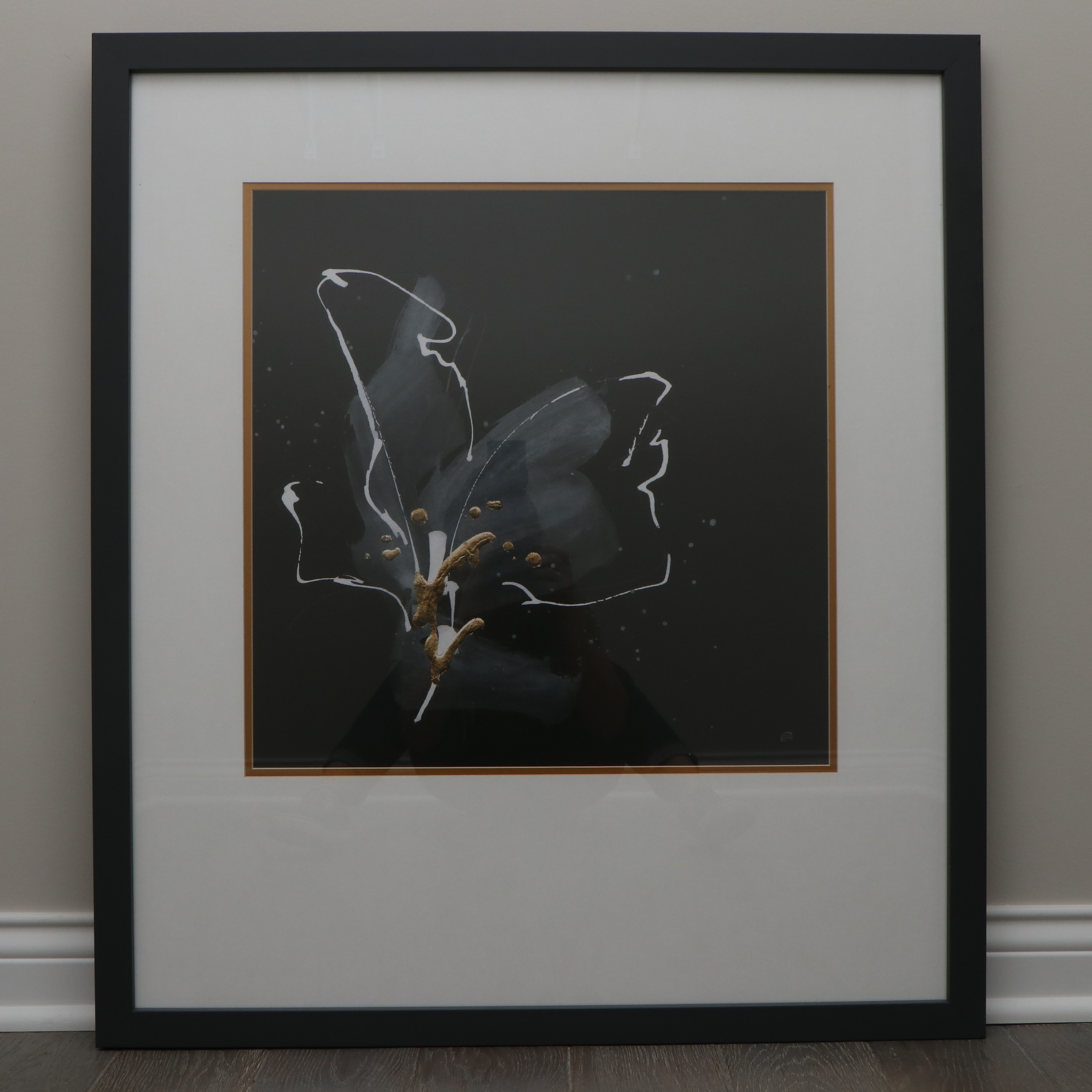 Abstract Digital Print "Modern Flower II and III" After Chris Paschke