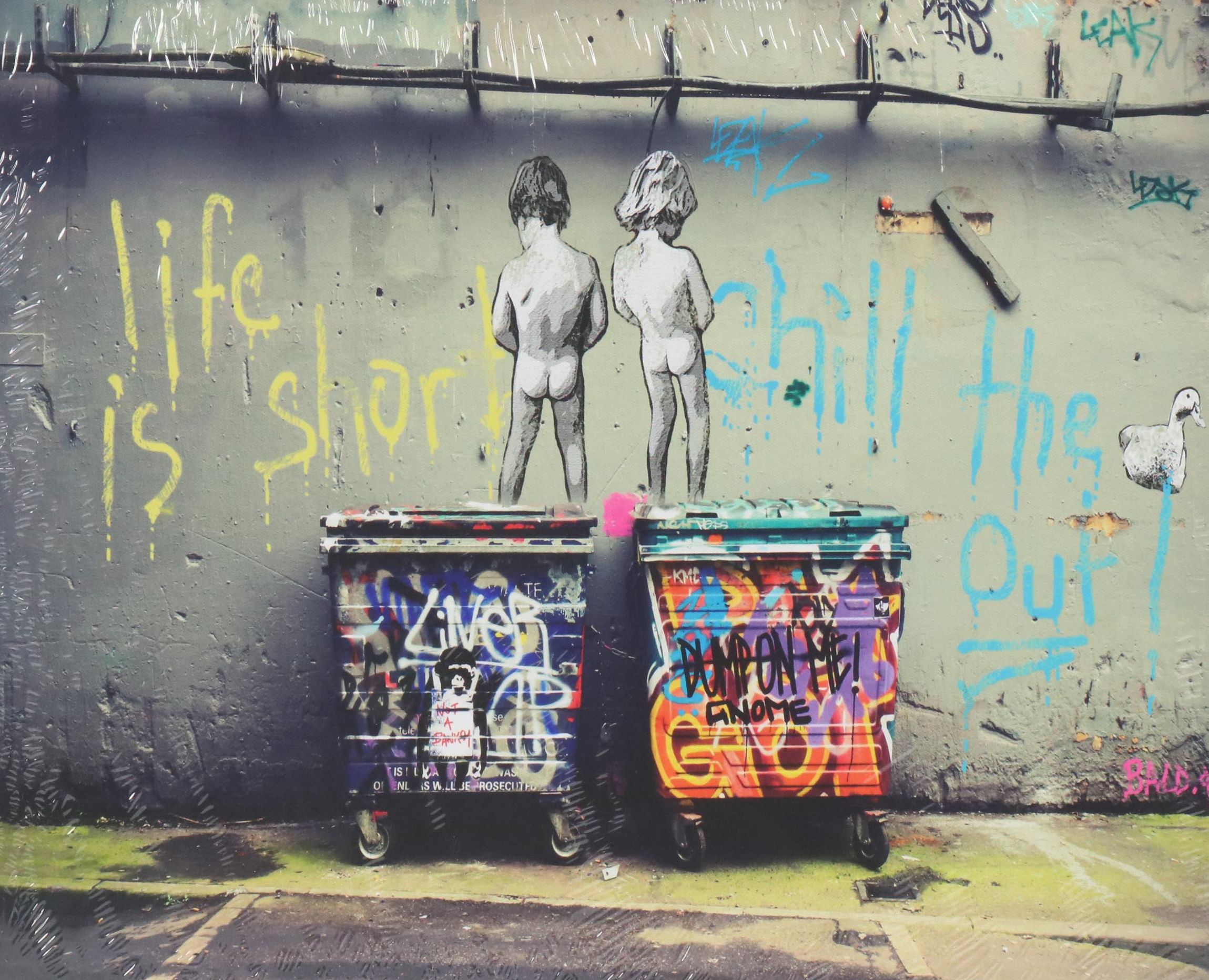 After Banksy Giclée "Life is Short, Chill the Duck Out," 21st Century