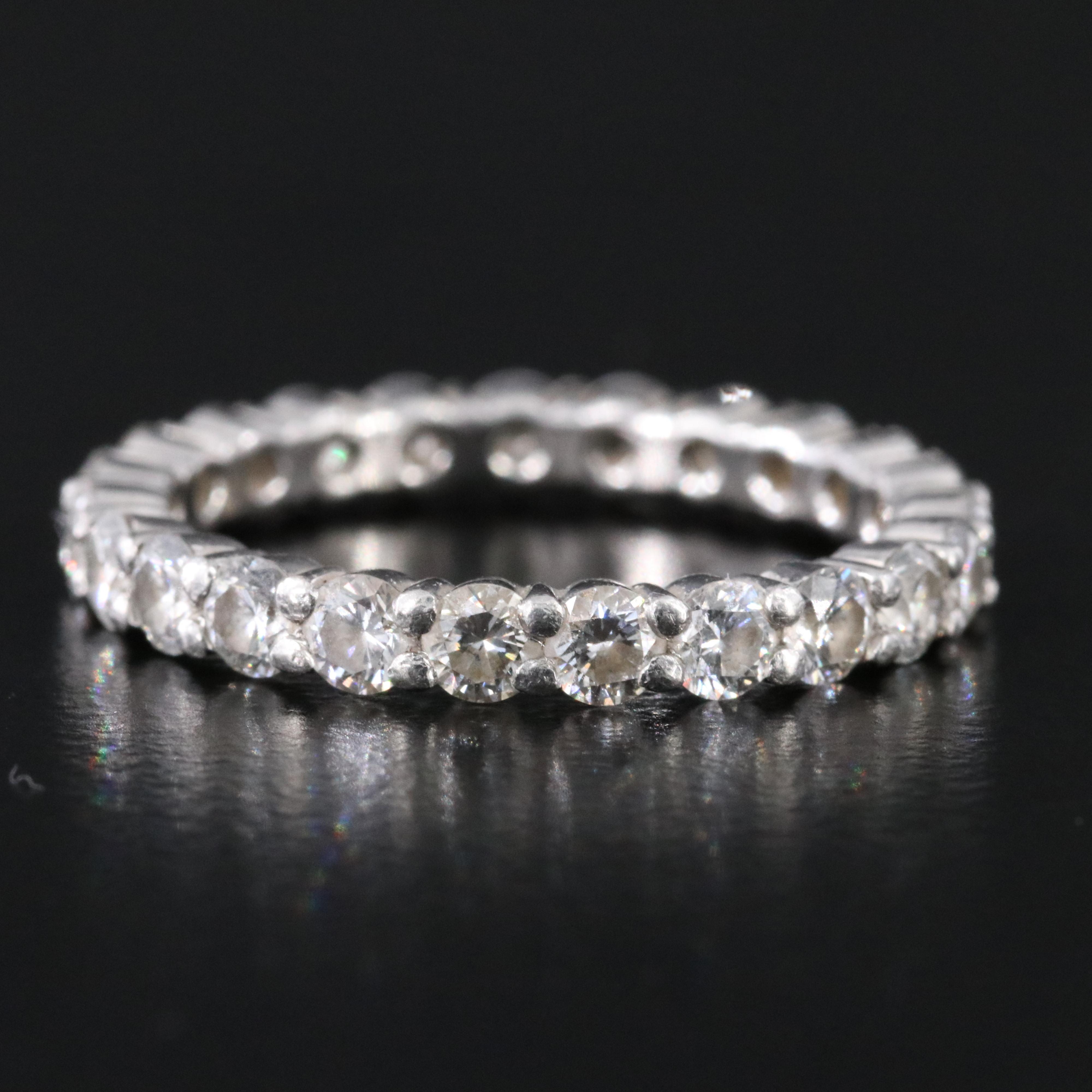 Platinum 1.69 CTW Diamond Eternity Band