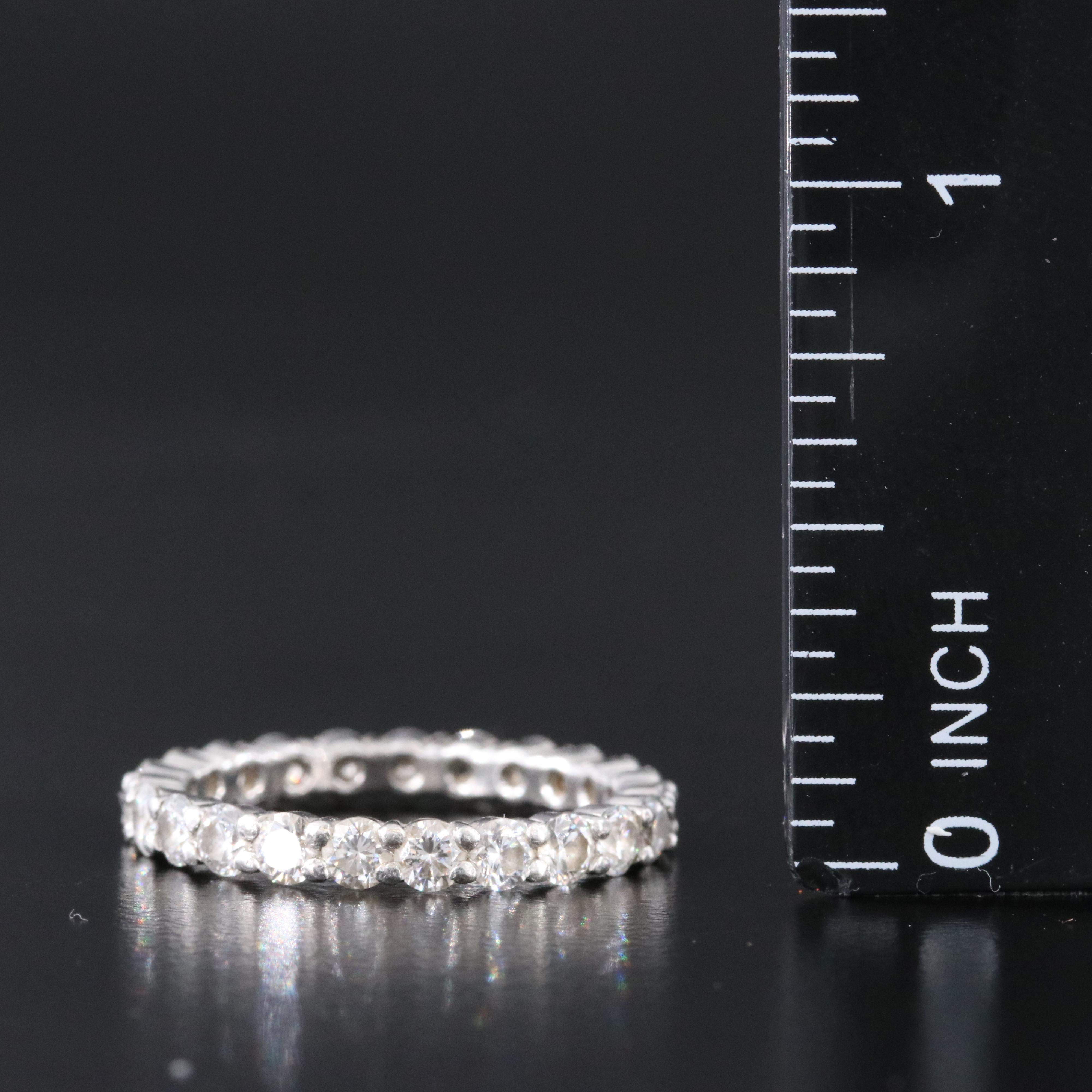 Platinum 1.69 CTW Diamond Eternity Band