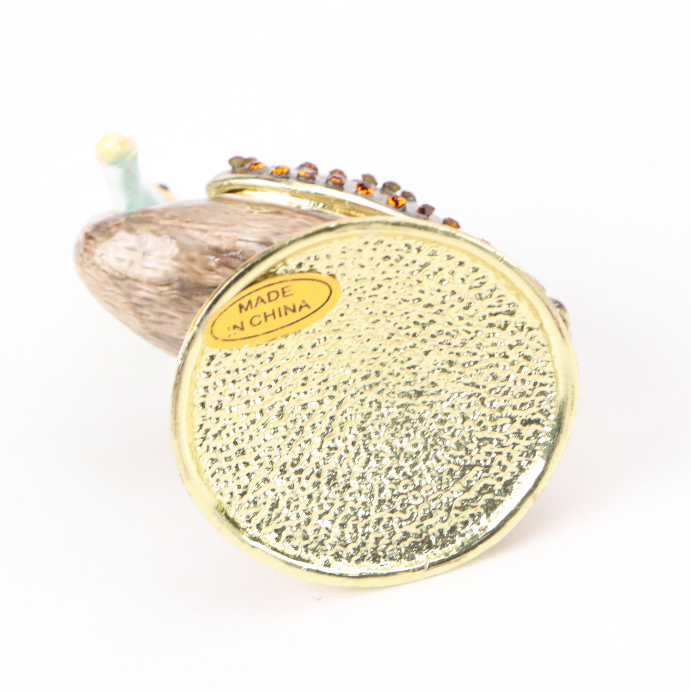 Enamel Metal Lobster, Fish, and Pelican Decorative Boxes