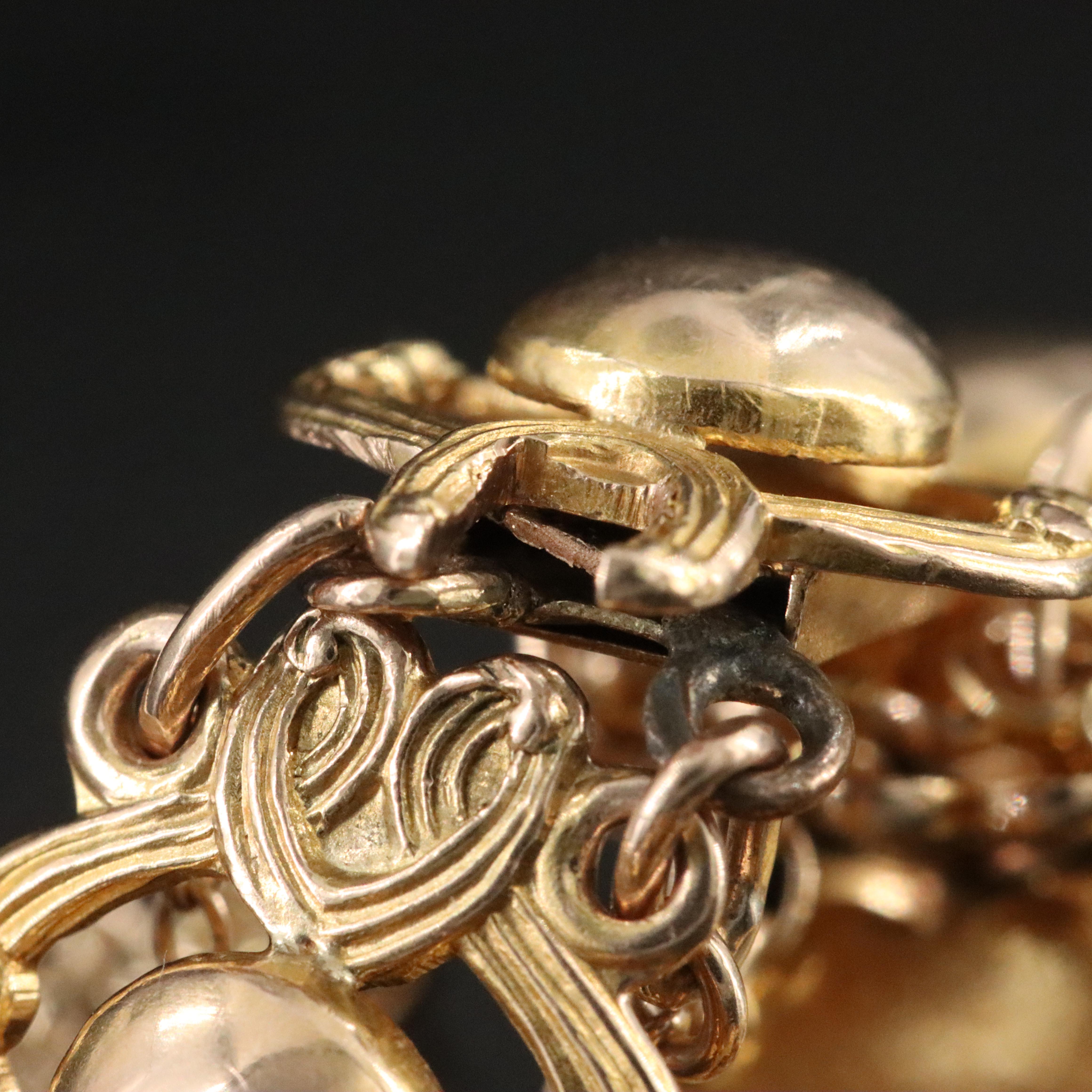 Vintage 10K Sapphire and Diamond Bracelet