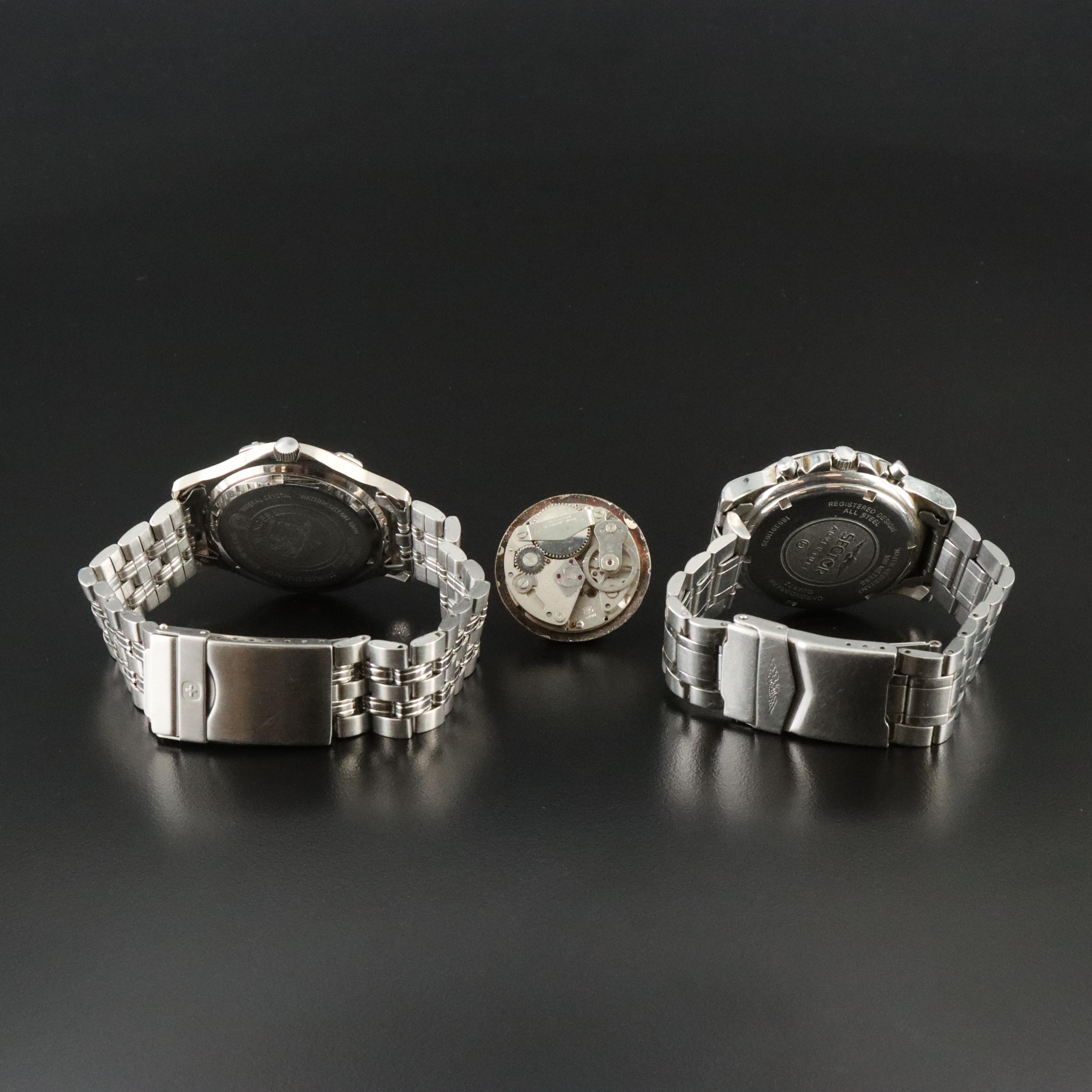 Wenger, Sector, & Rolatron Watches