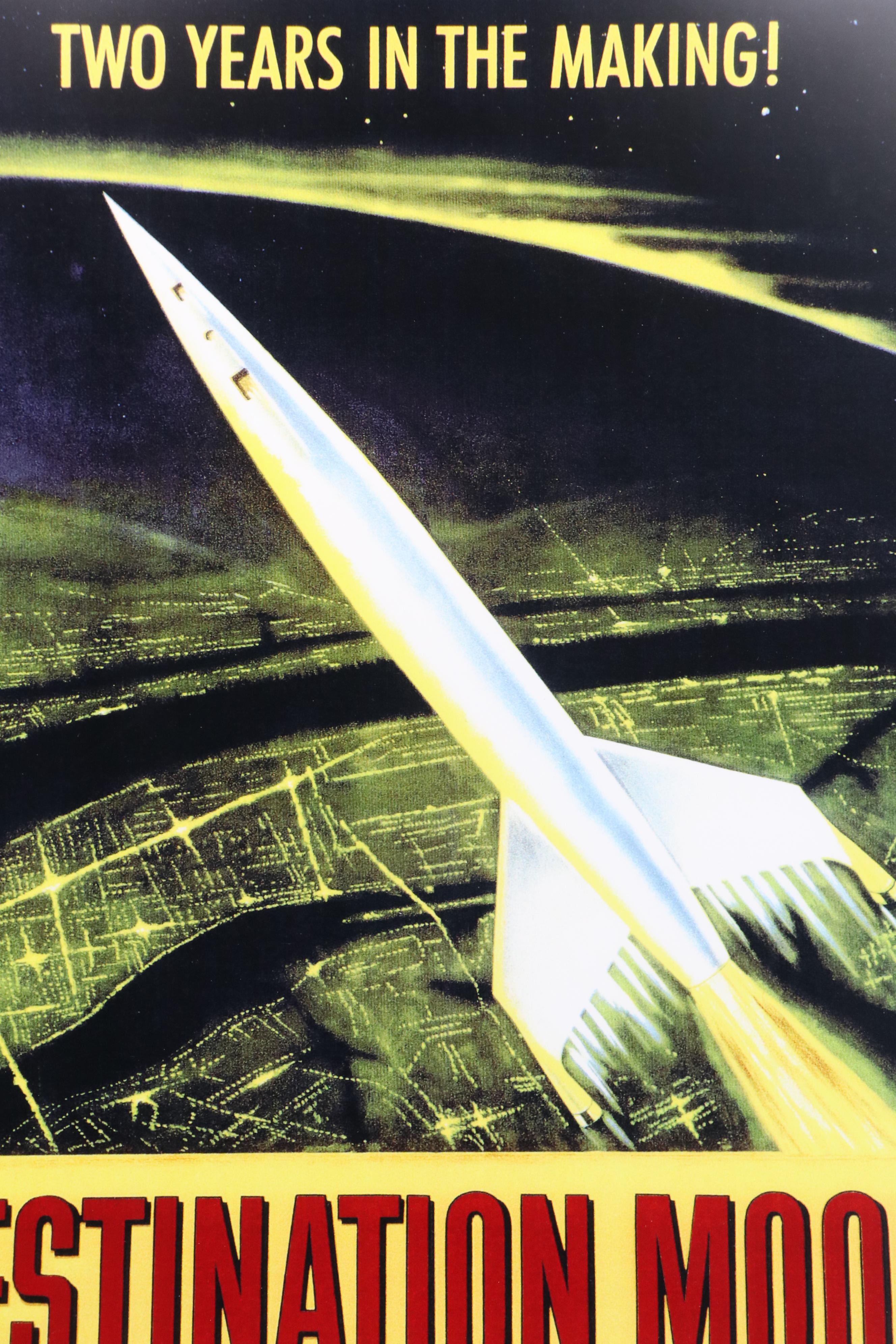 Giclée Movie Posters "Forbidden Planet" and "Destination Moon"