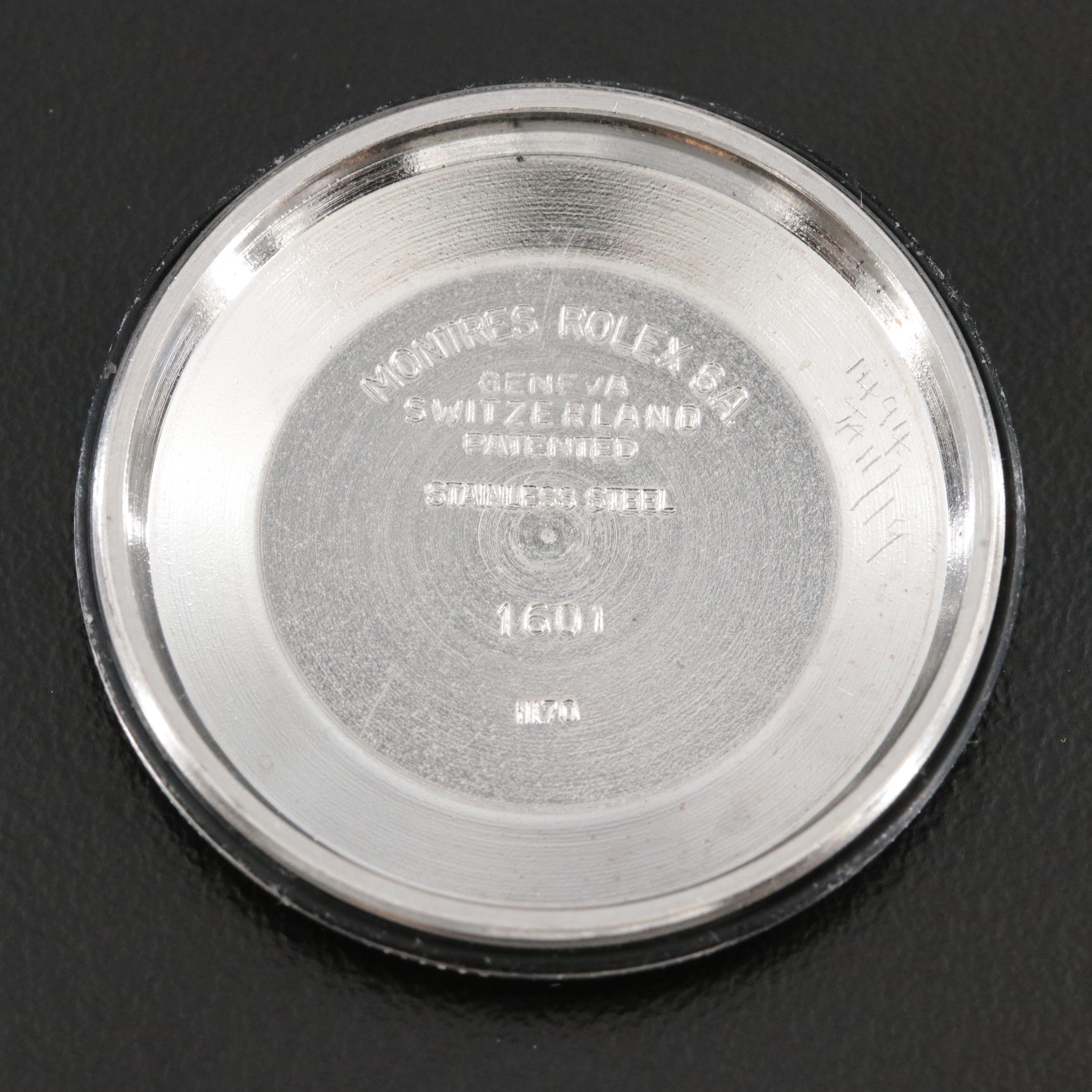 1970 Rolex Modified Datejust Custom Diamond Dial, Bezel and Band 1601 Watch