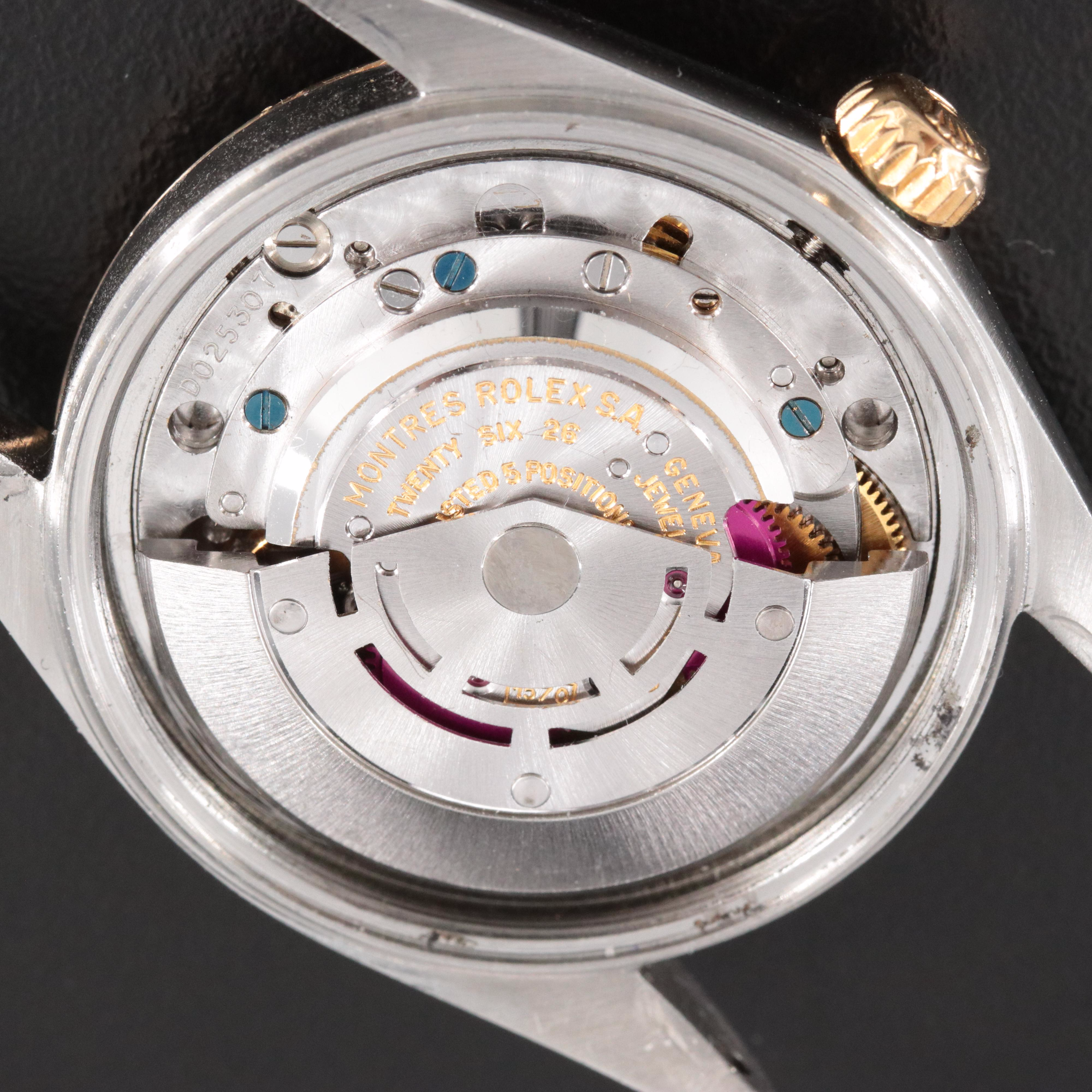 1970 Rolex Modified Datejust Custom Diamond Dial, Bezel and Band 1601 Watch