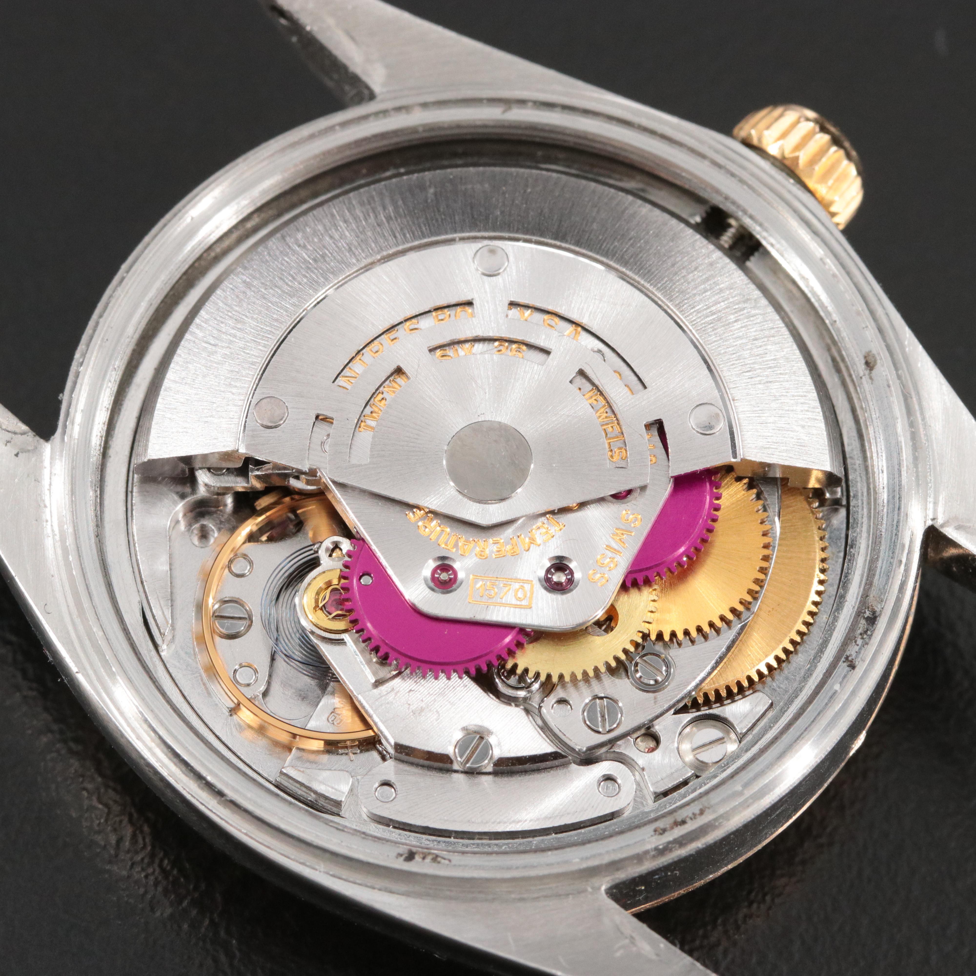 1970 Rolex Modified Datejust Custom Diamond Dial, Bezel and Band 1601 Watch