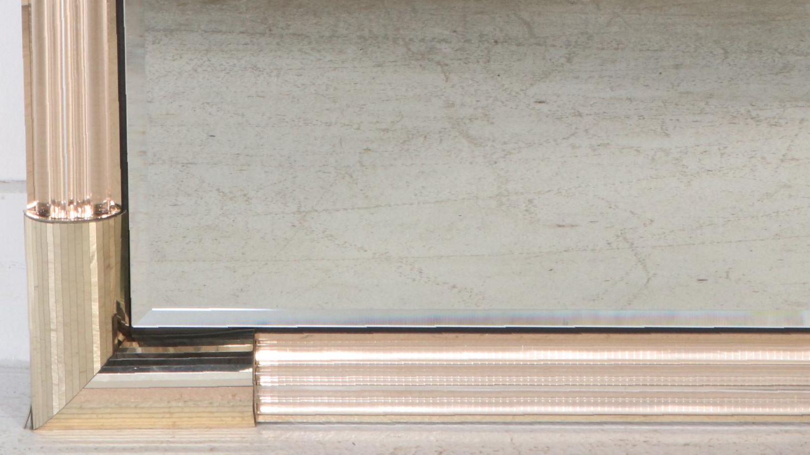 Accessory Art Brass Accented Wall Mirror