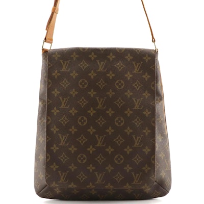 Louis Vuitton Musette Shoulder Bag in Monogram Canvas and Vachetta Leather Louis Vuitton Musette Shoulder Bag in Monogram Canvas and Vachetta Leather