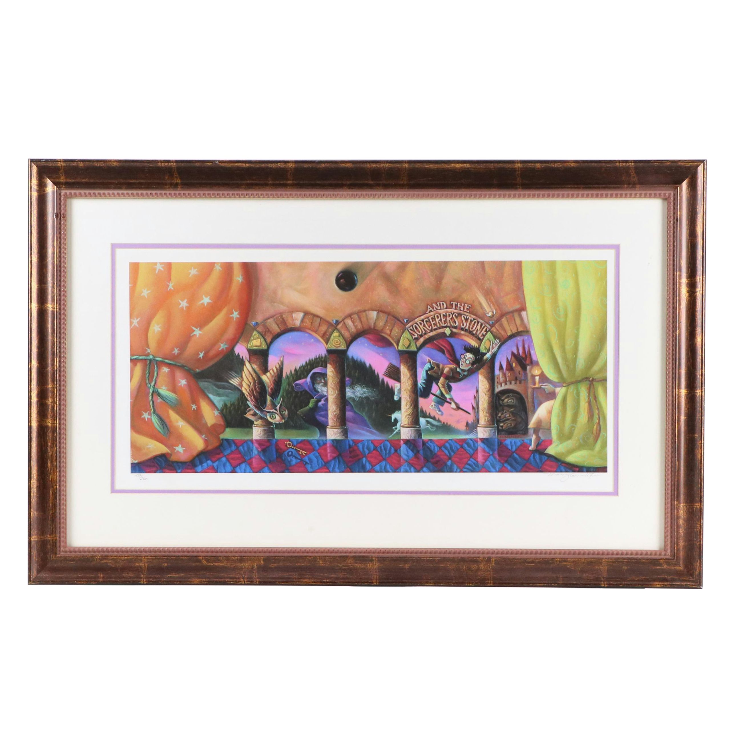 Mary GrandPré Giclée "Harry Potter and the Sorcerer's Stone," 21st Century