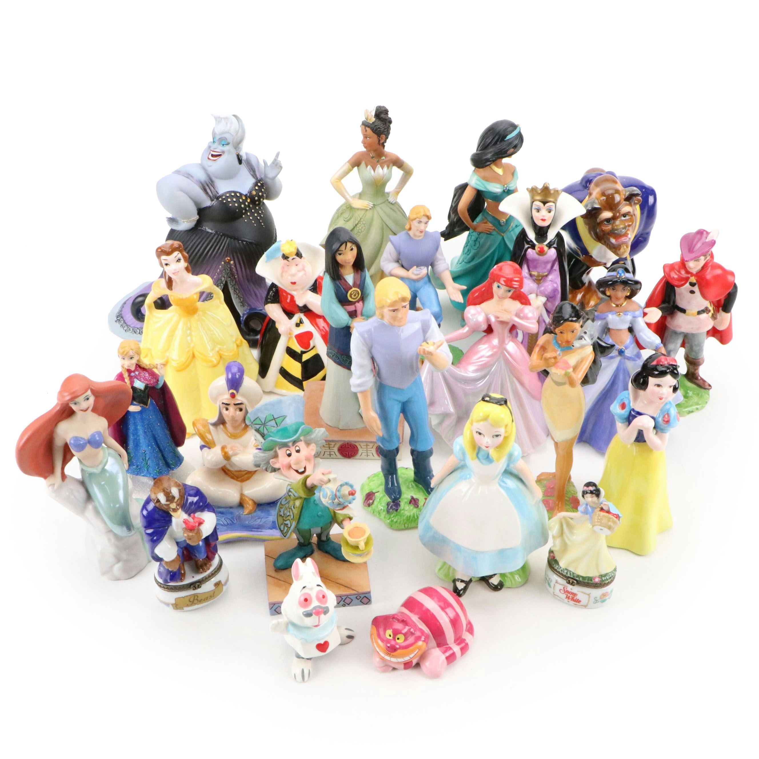 Disney "The Little Mermaid," "Tiana," and More Figurines and Boxes
