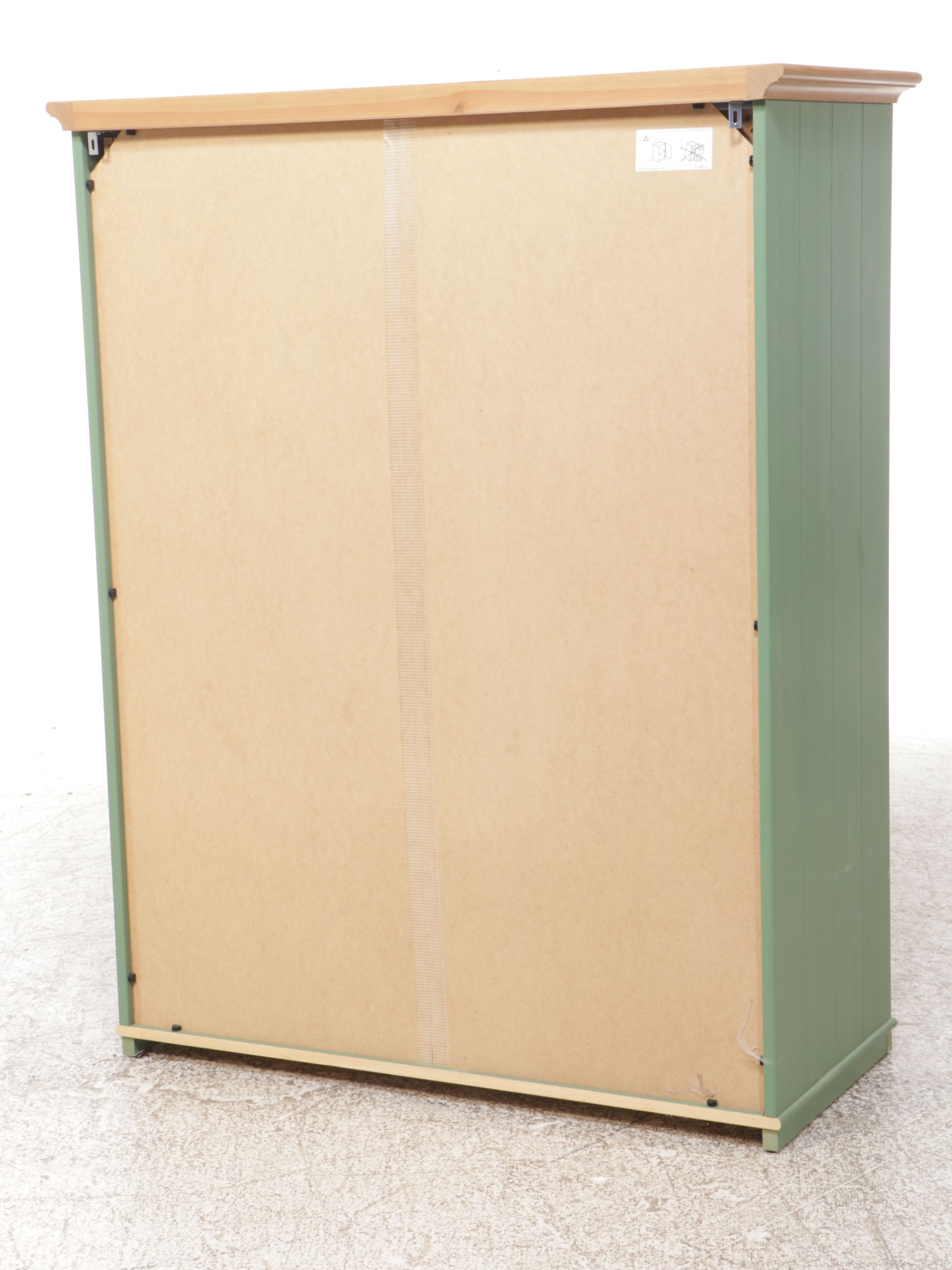 IKEA "HURDAL" Parcel-Painted Pine Linen Cabinet