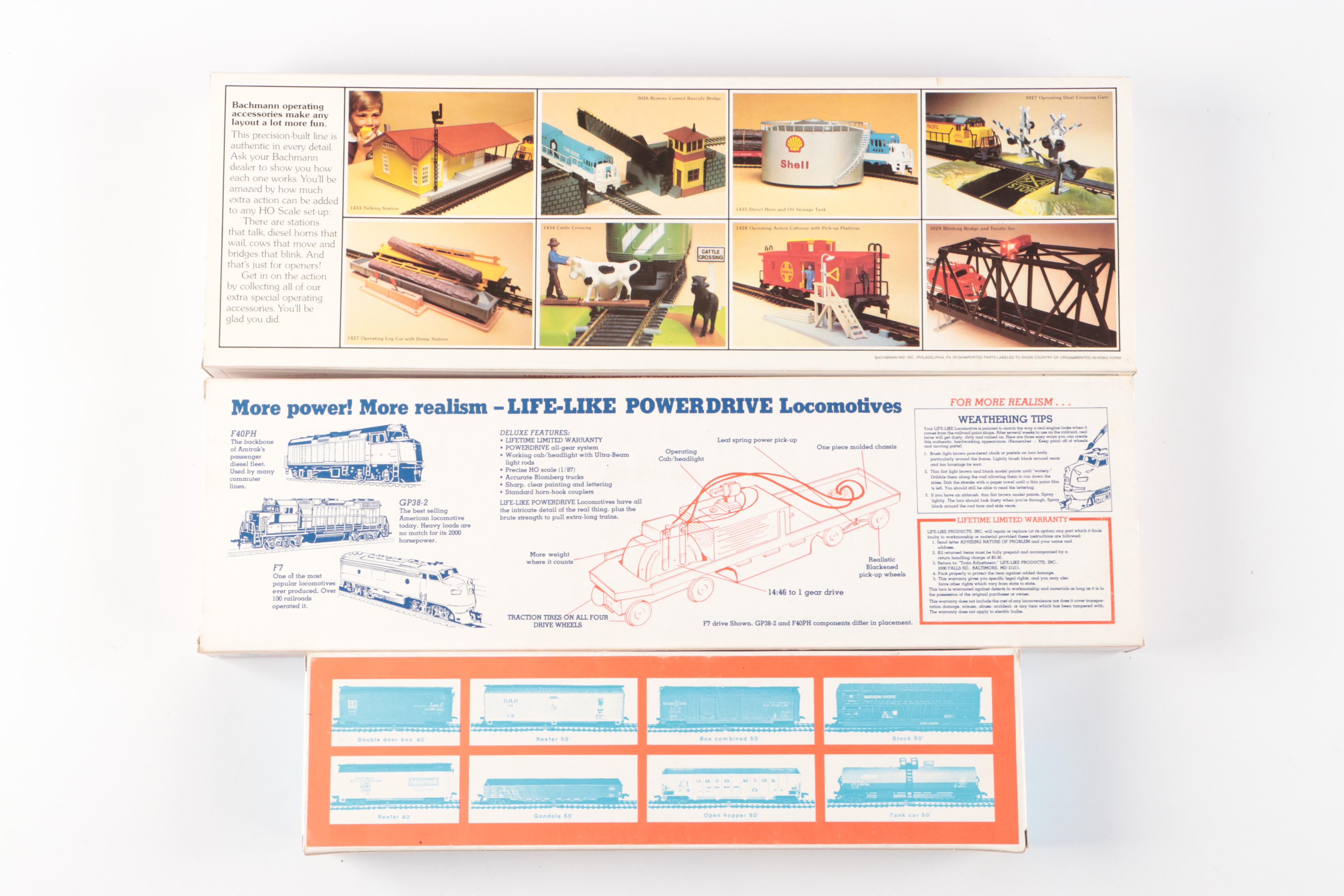Bachmann, AHM, and More HO Scale Train Cars