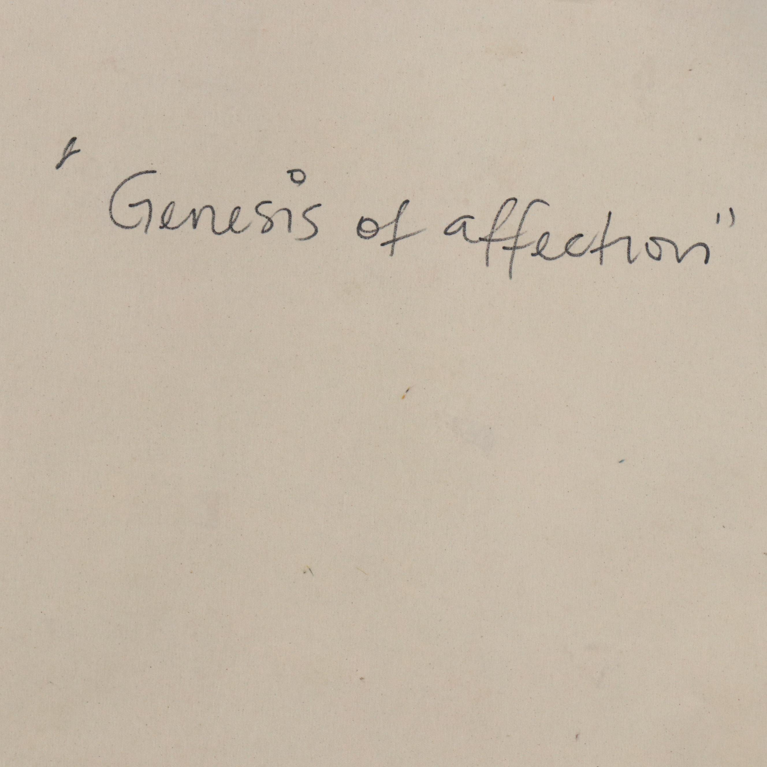 Abiola Idowu Stylized Collage Portrait "Genesis of Affection" 2024