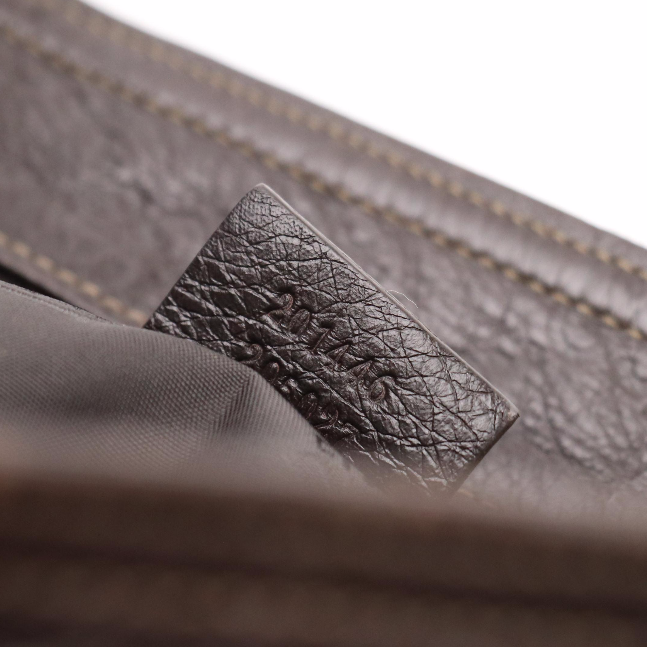 Gucci Brown Guccissima Grain Leather Crossbody Bag