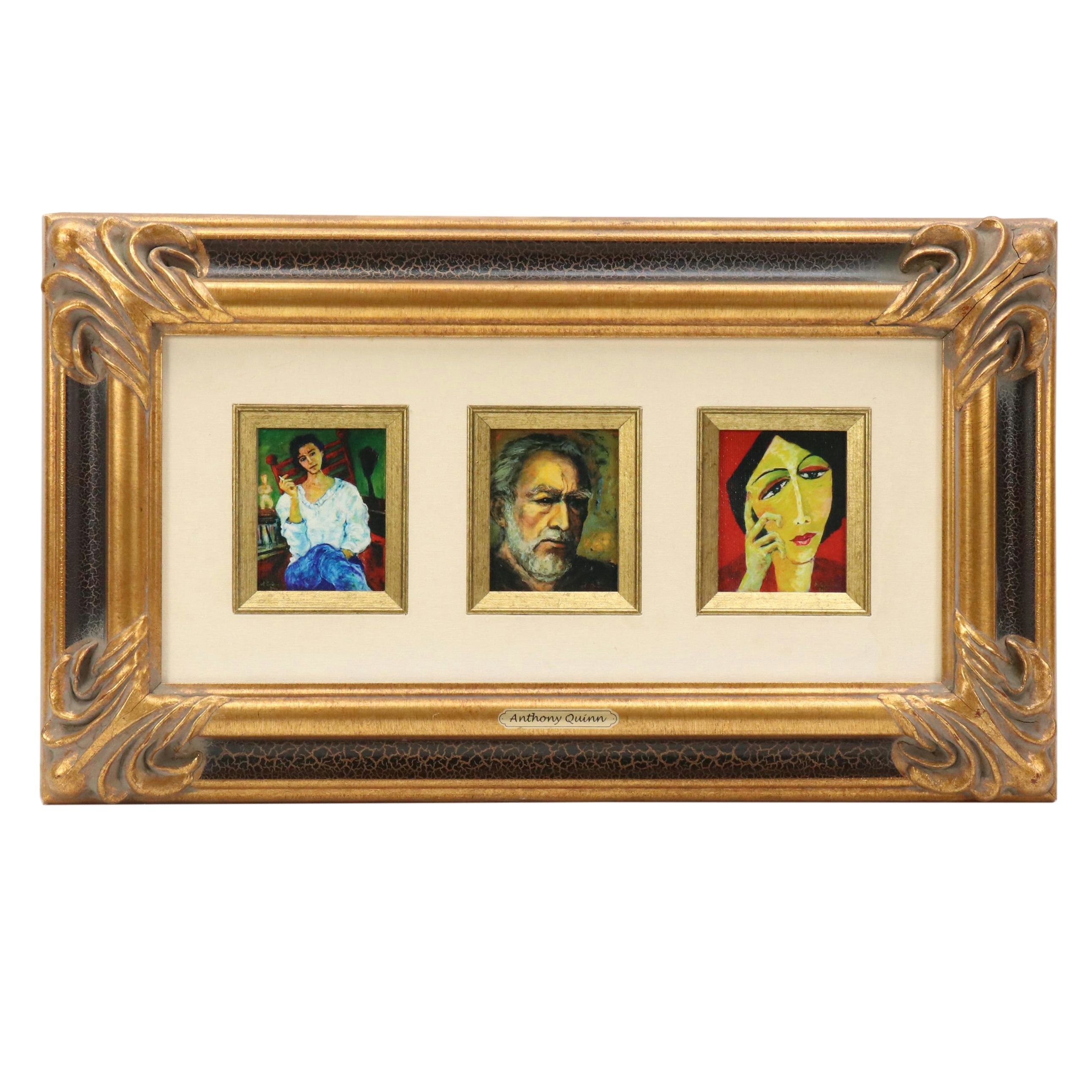 Anthony Quinn Portrait Prints Including "Zorba"